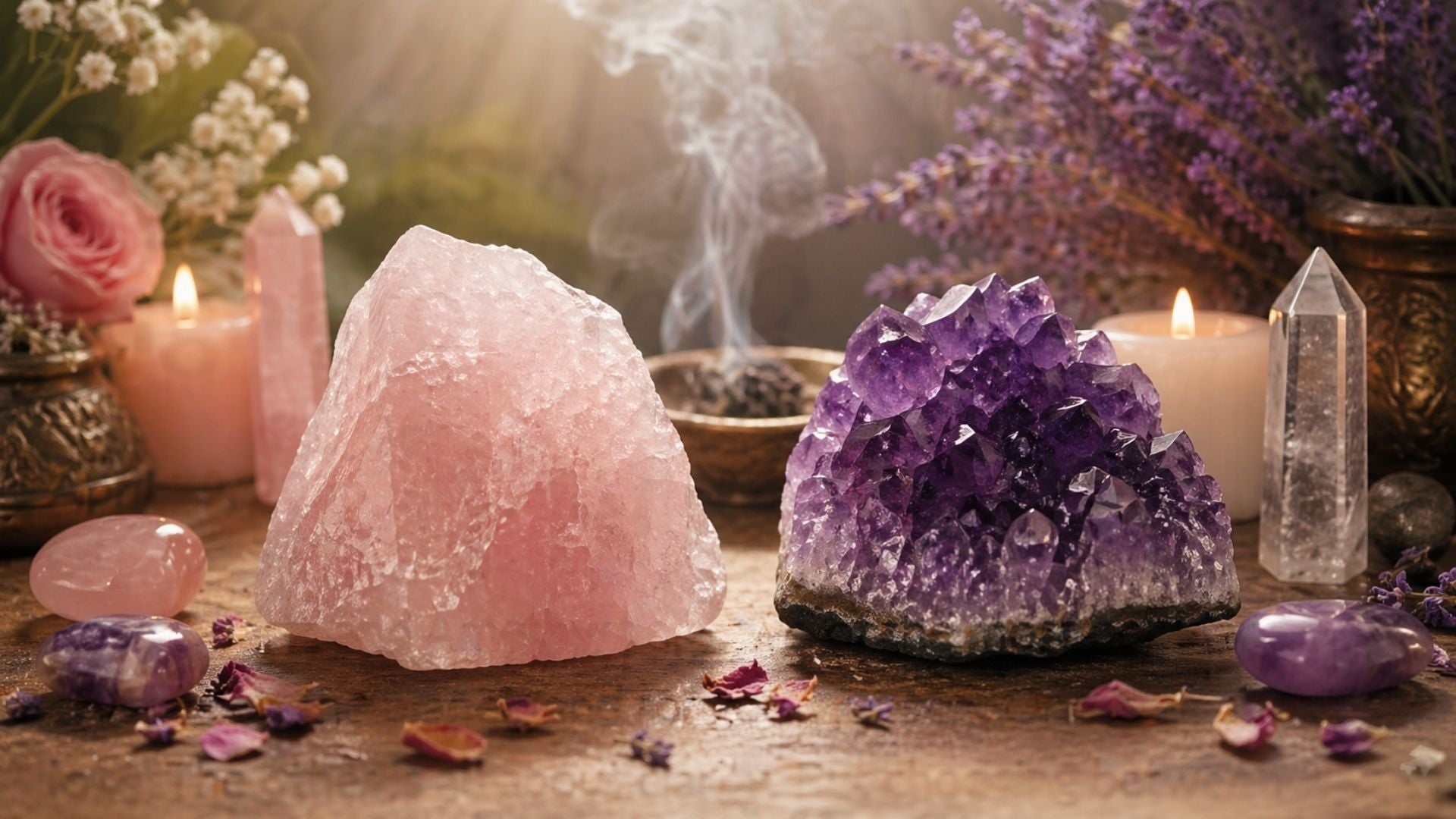 Rose Quartz vs Amethyst: Differences, Benefits & Which Is Right for You?