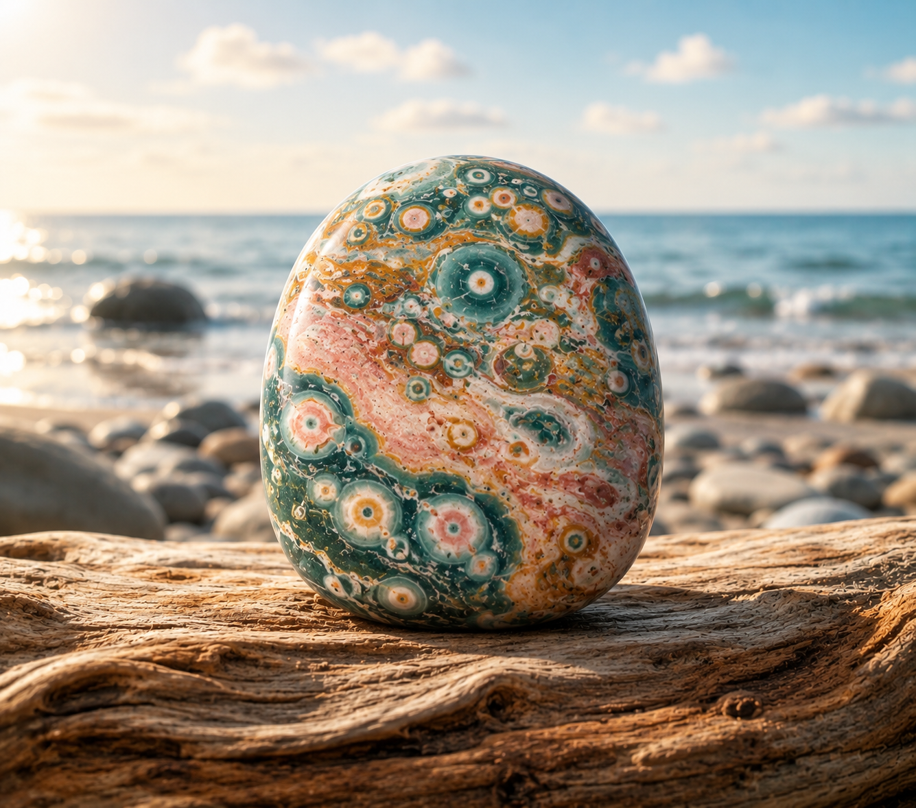 Ocean Jasper crystal meaning, healing properties, and spiritual benefits