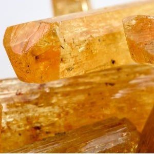 November Birthstone Guide - Citrine and Topaz Crystals