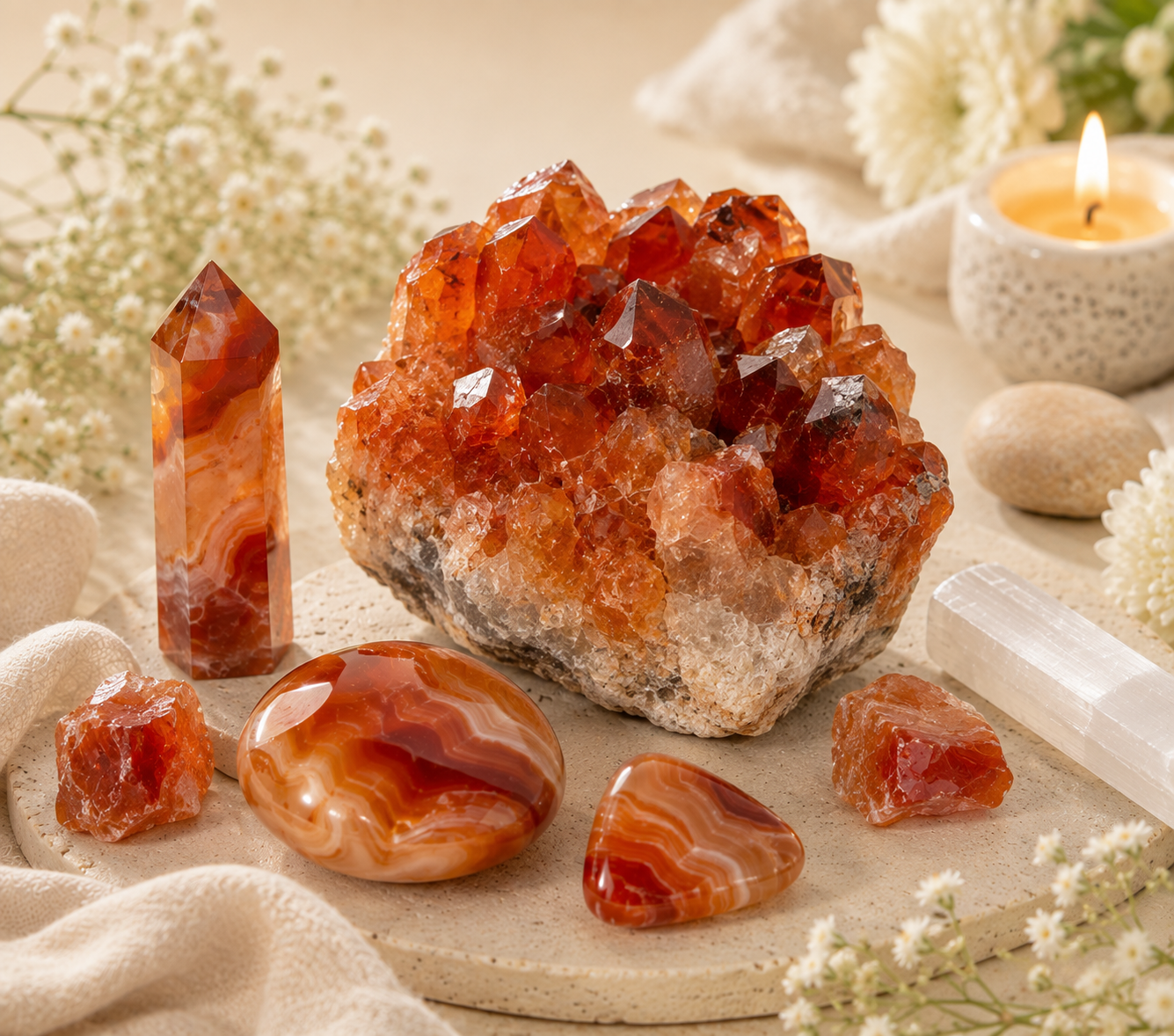 Carnelian Crystal Meanings: Properties, Benefits & Daily Uses