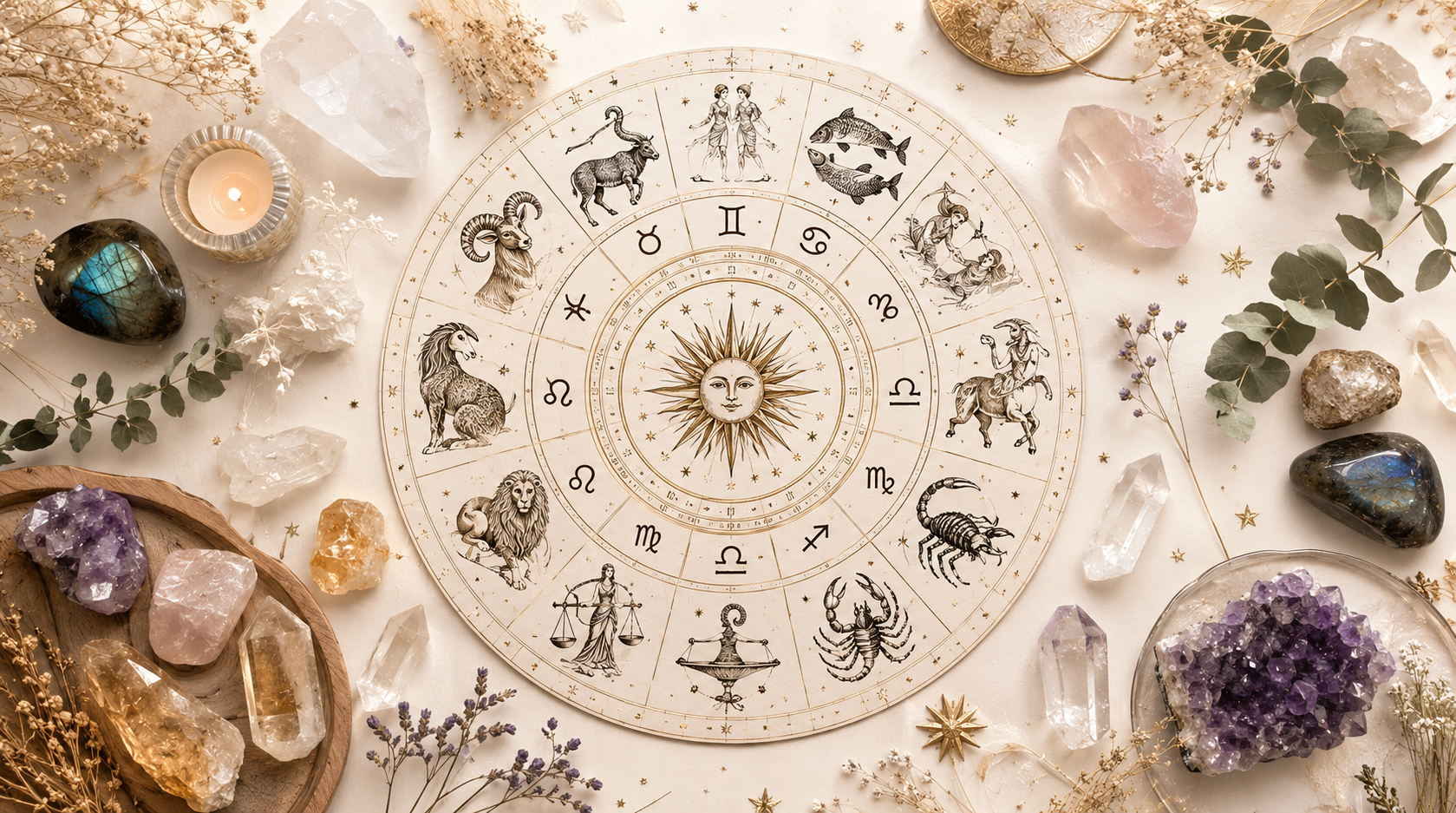 Crystal Zodiac Guide: 12 Zodiac Signs and Their Crystal
