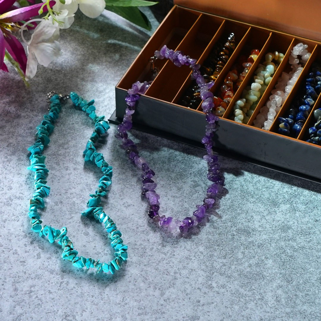 12 Crystal Necklaces Set – Everyday Support for Every Kind of Day