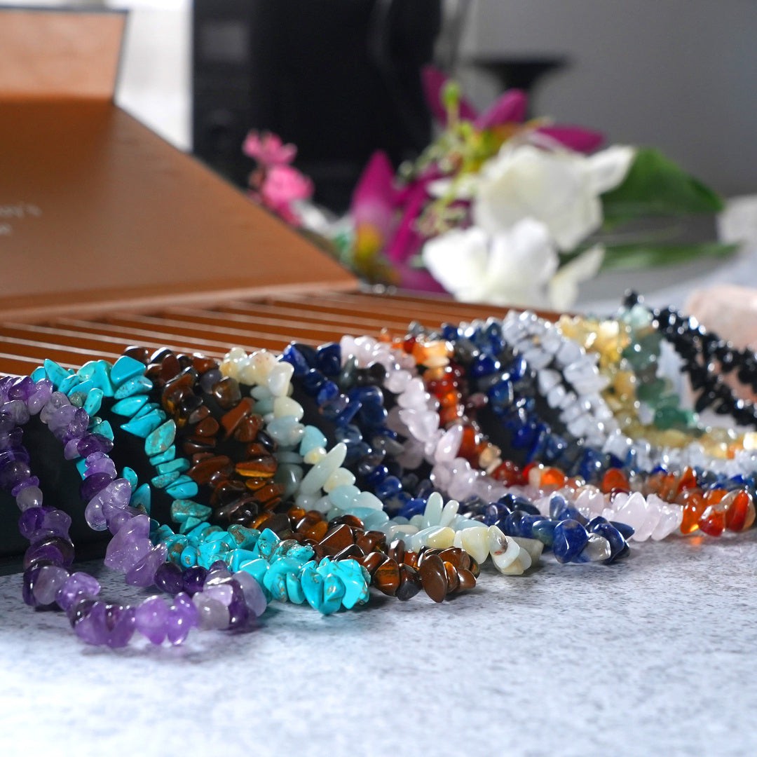 12 Crystal Necklaces Set – Everyday Support for Every Kind of Day
