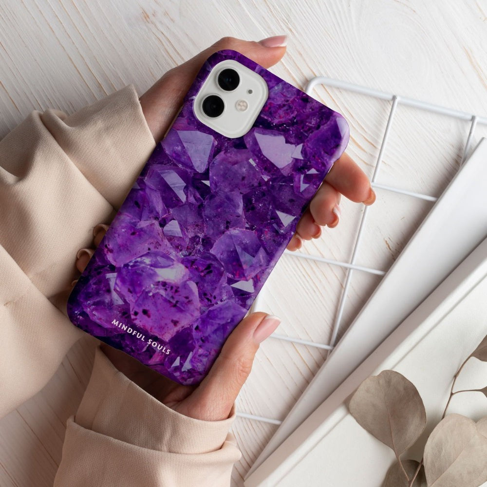 Amethyst Purple Charm Phone Case – MindfulSouls