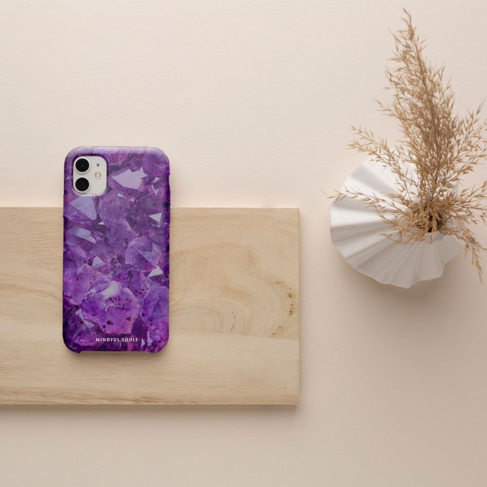 Amethyst Purple Charm Phone Case
