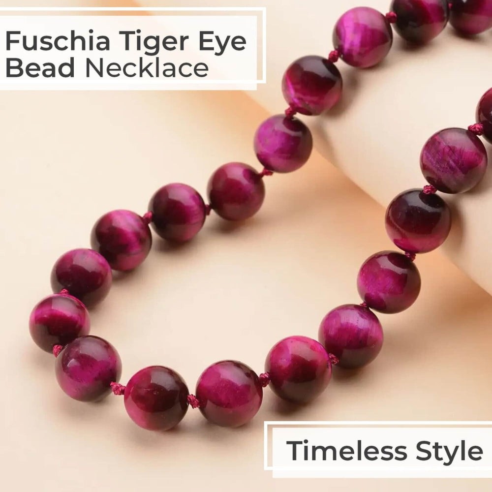 South African Tiger's Eye Beaded Necklace