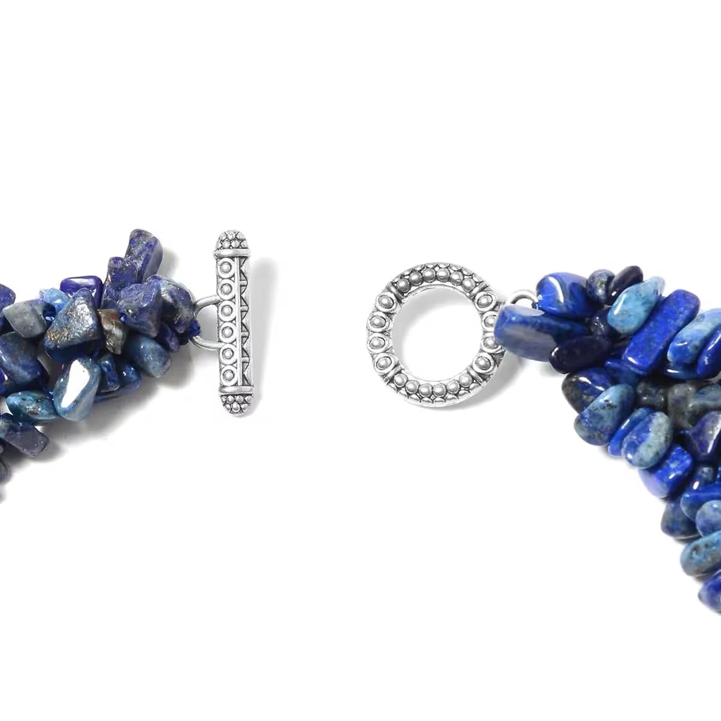 Boho Gemstone Jewelry Set – Necklace, Bracelet & Earrings