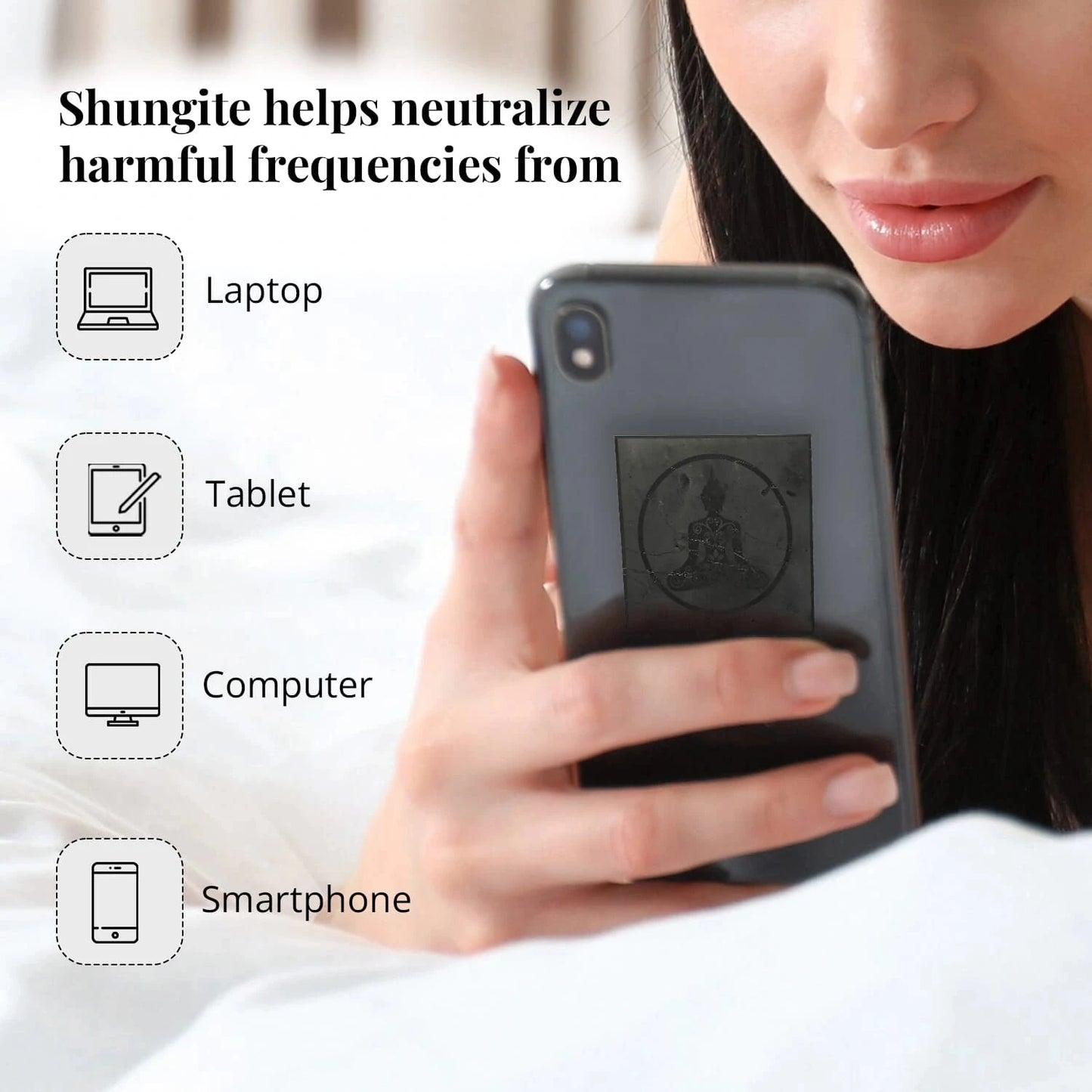 Shungite Buddha Tile – Create Mindful Moments & A Happier Home