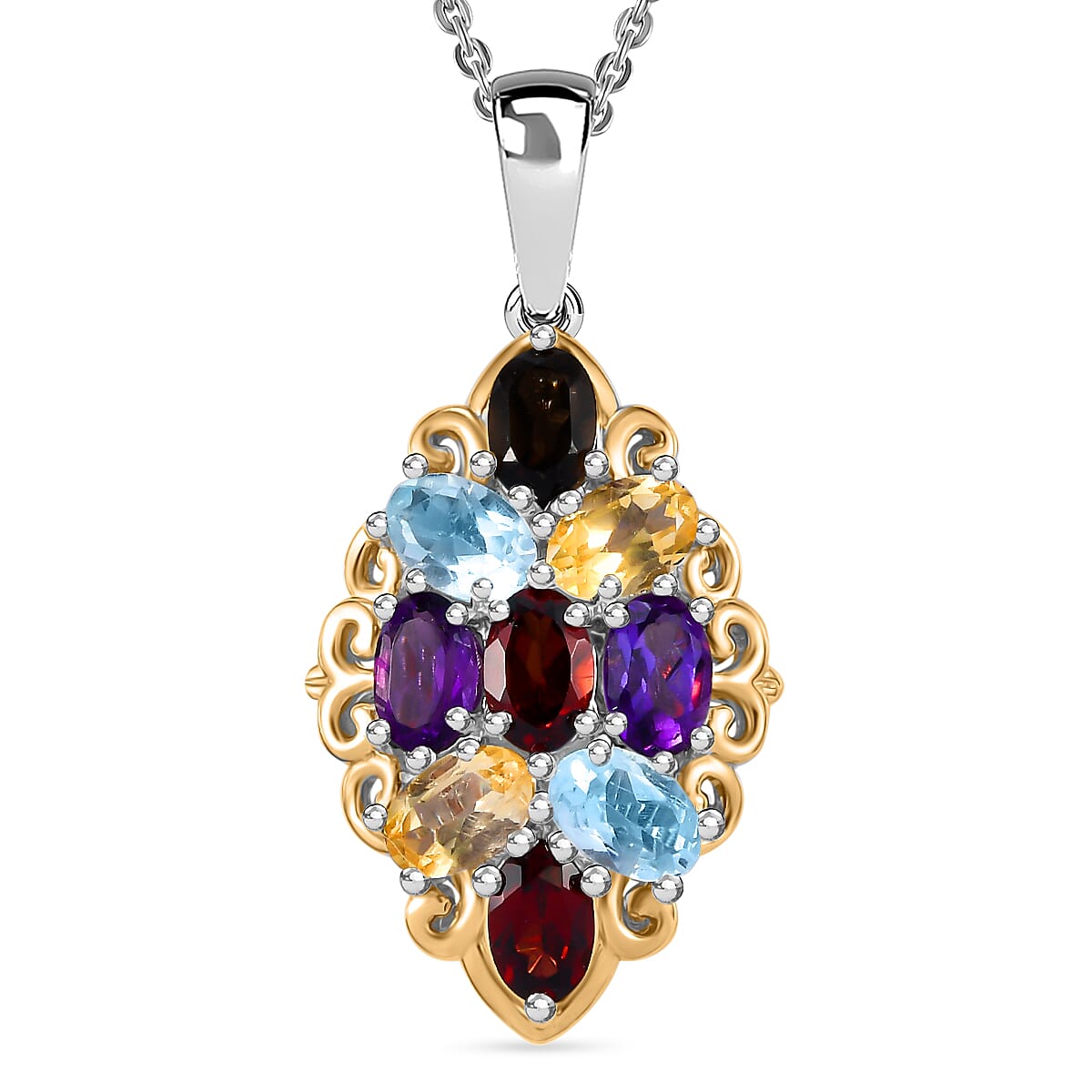 EverTrue Gemstone Pendants — Elegant Healing Gems in Gold-Plated Settings