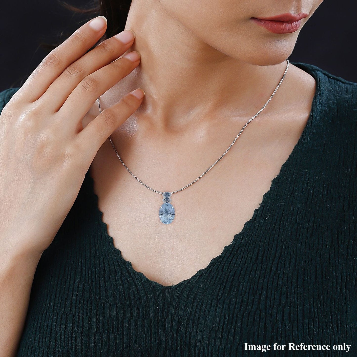 Amethyst & Zircon Pendant Necklace – Elegant Radiance