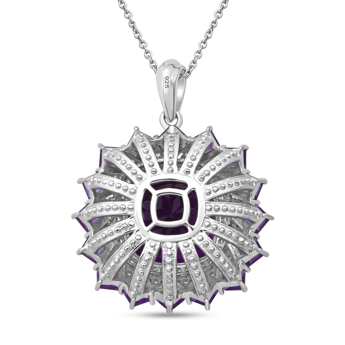 White Zircon Floral Necklace – Flourish with Calm and Clarity
