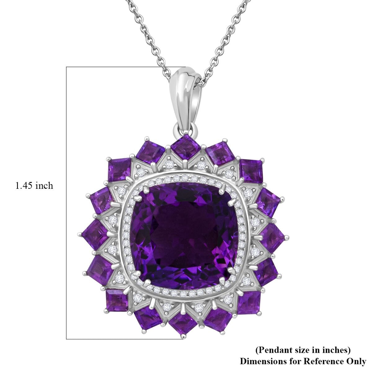 White Zircon Floral Necklace – Flourish with Calm and Clarity