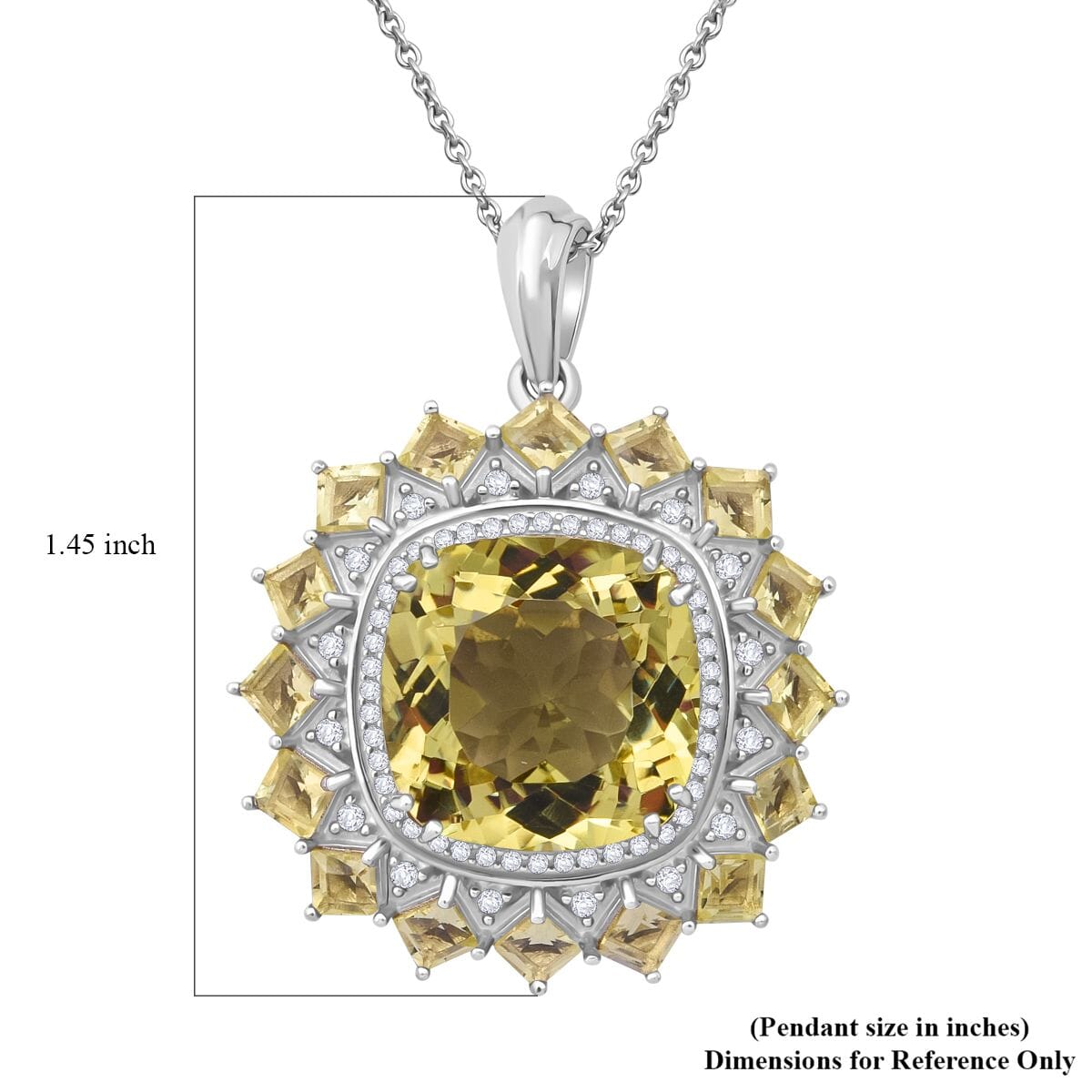 White Zircon Floral Necklace – Flourish with Calm and Clarity