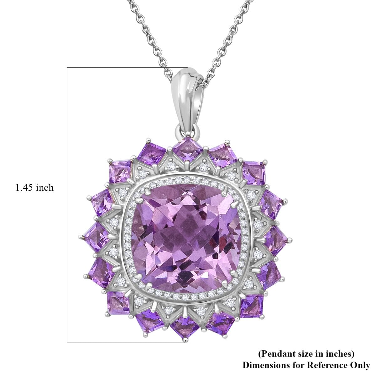 White Zircon Floral Necklace – Flourish with Calm and Clarity