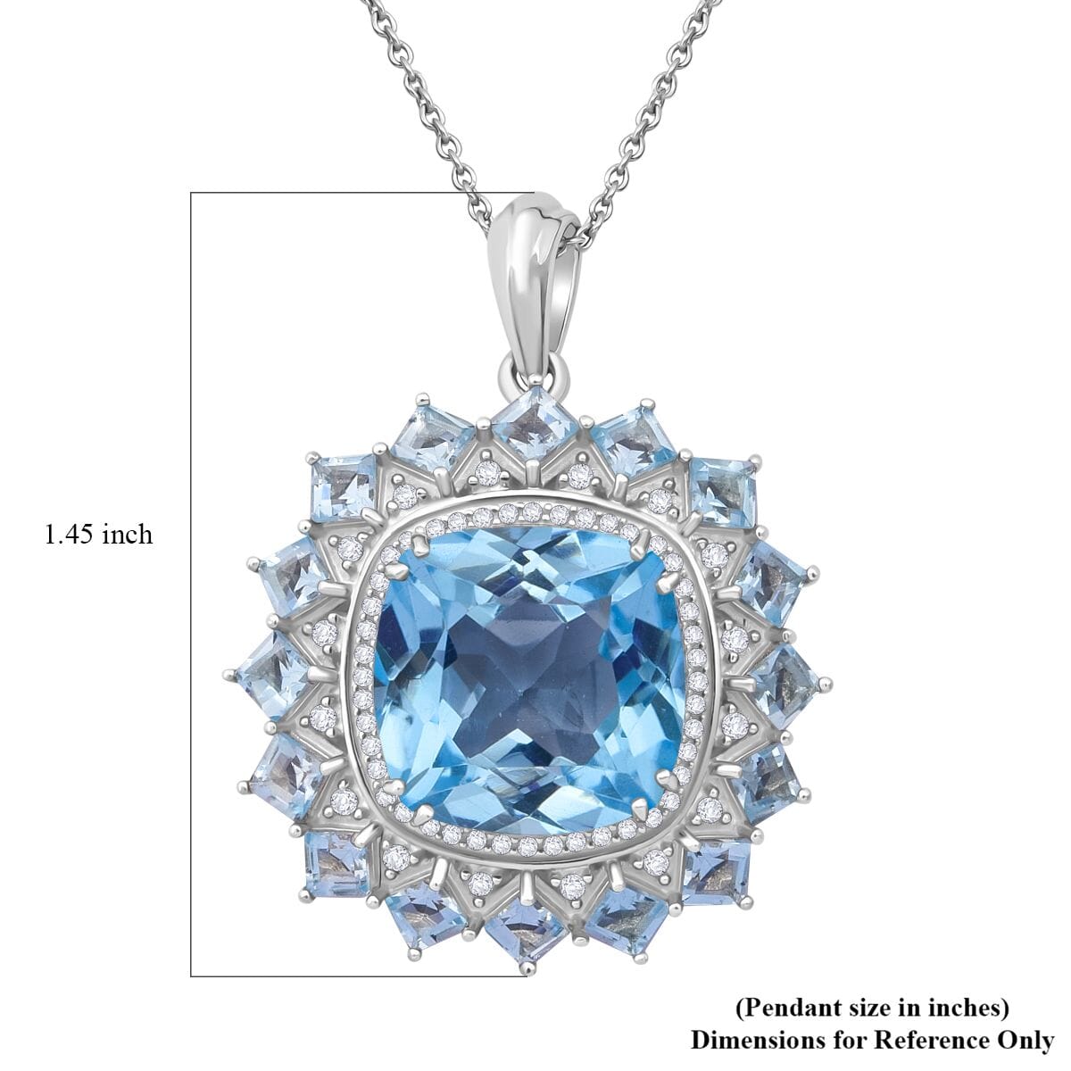 White Zircon Floral Necklace – Flourish with Calm and Clarity