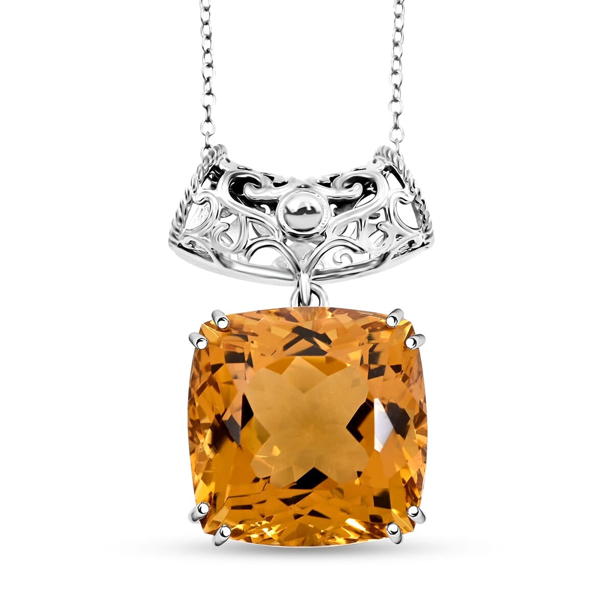 Radiant Citrine Necklace – The Essence of Abundance and Warmth