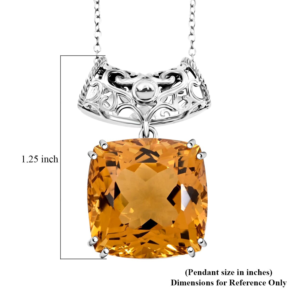 Radiant Citrine Necklace – The Essence of Abundance and Warmth
