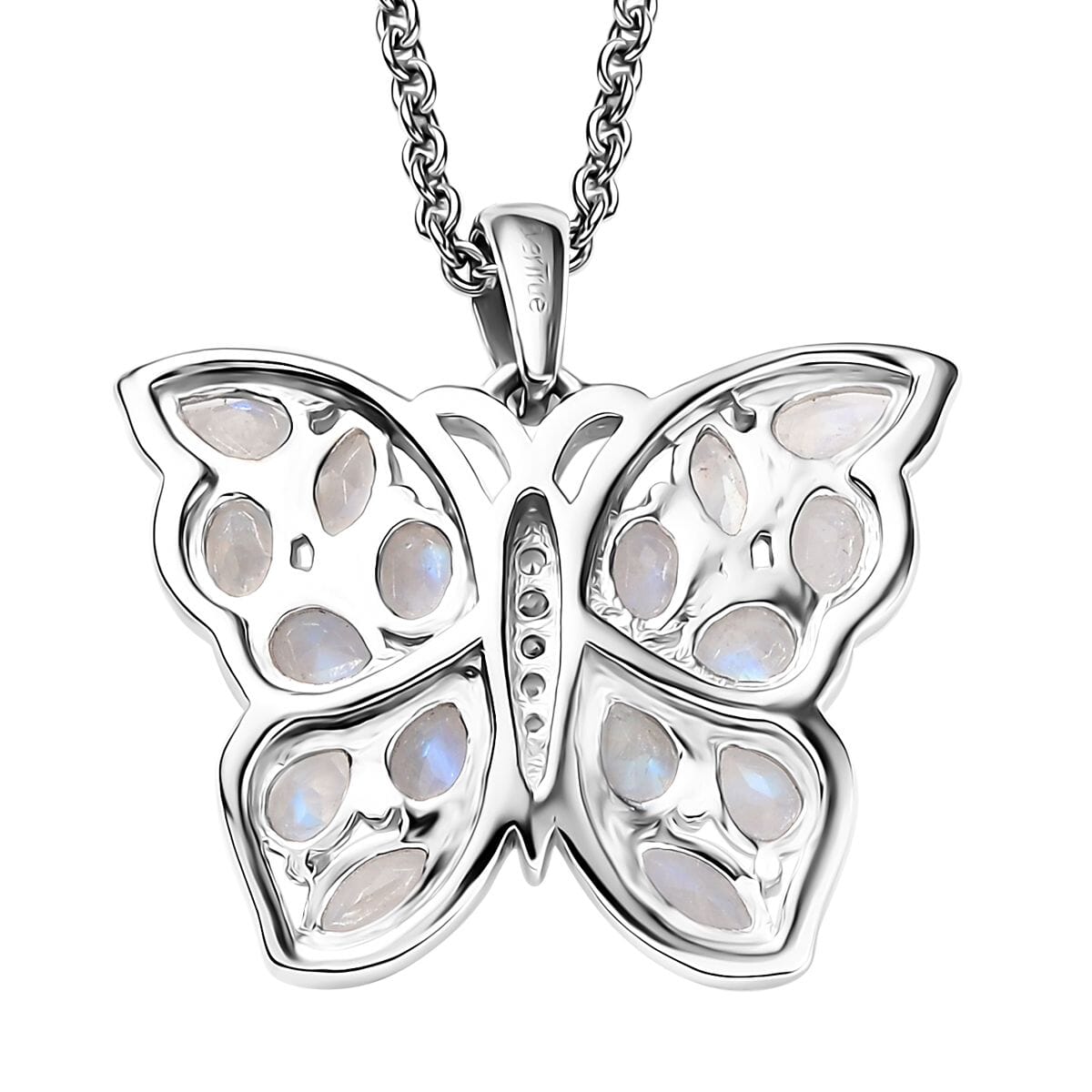 Moonstone & Zircon Butterfly Necklace – Inspire Your Inner Transformation