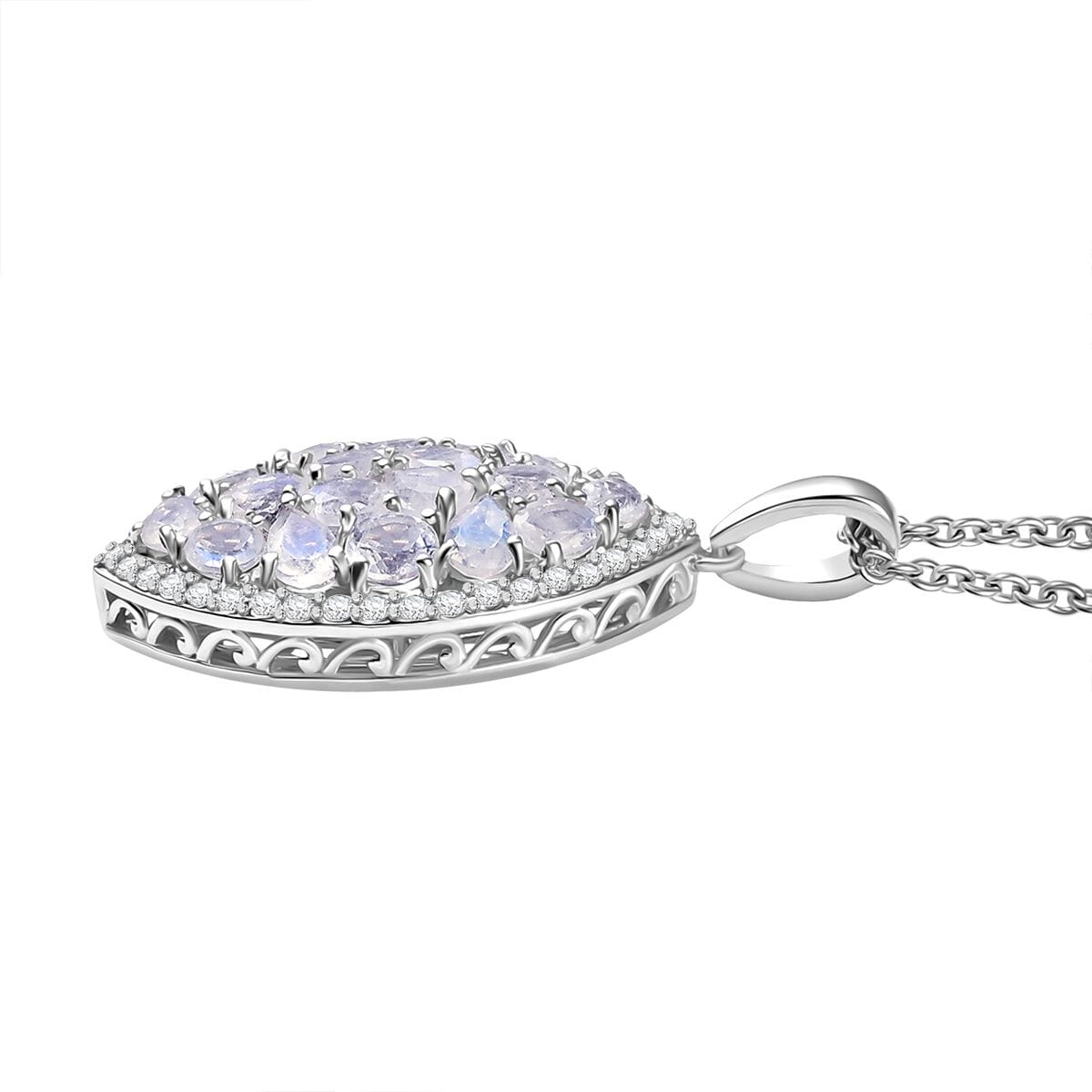 Moonstone & Zircon Necklace – Your Calm in a Busy World