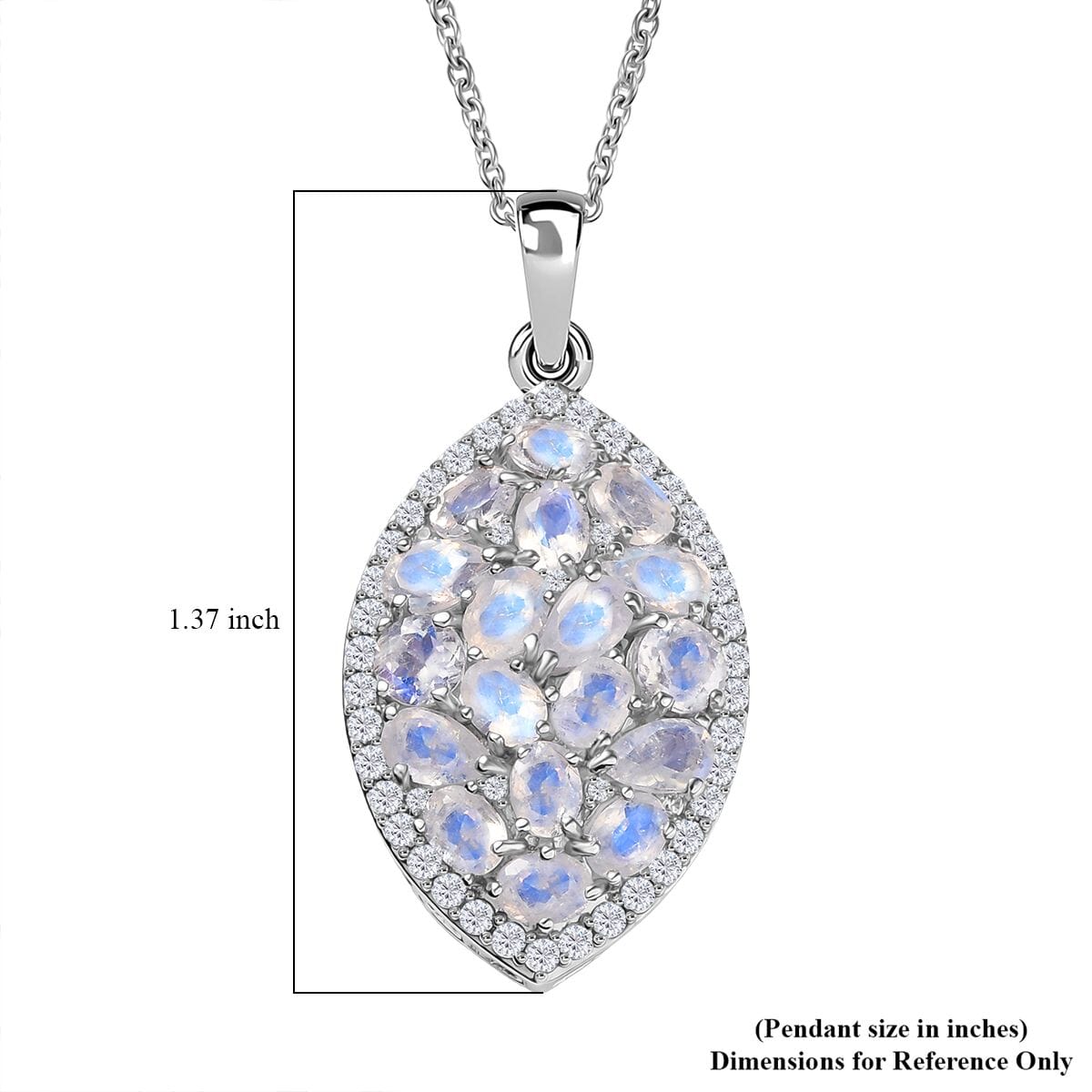 Moonstone & Zircon Necklace – Your Calm in a Busy World