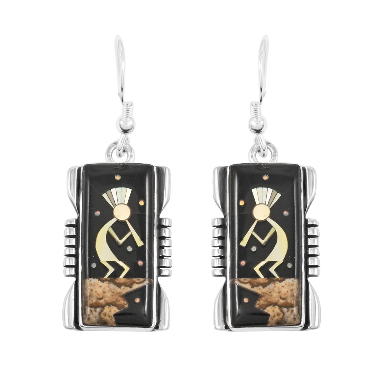 Santa Fe Style Kokopelli Pendant & Earrings Set – A Symbol of Southwestern Spirit