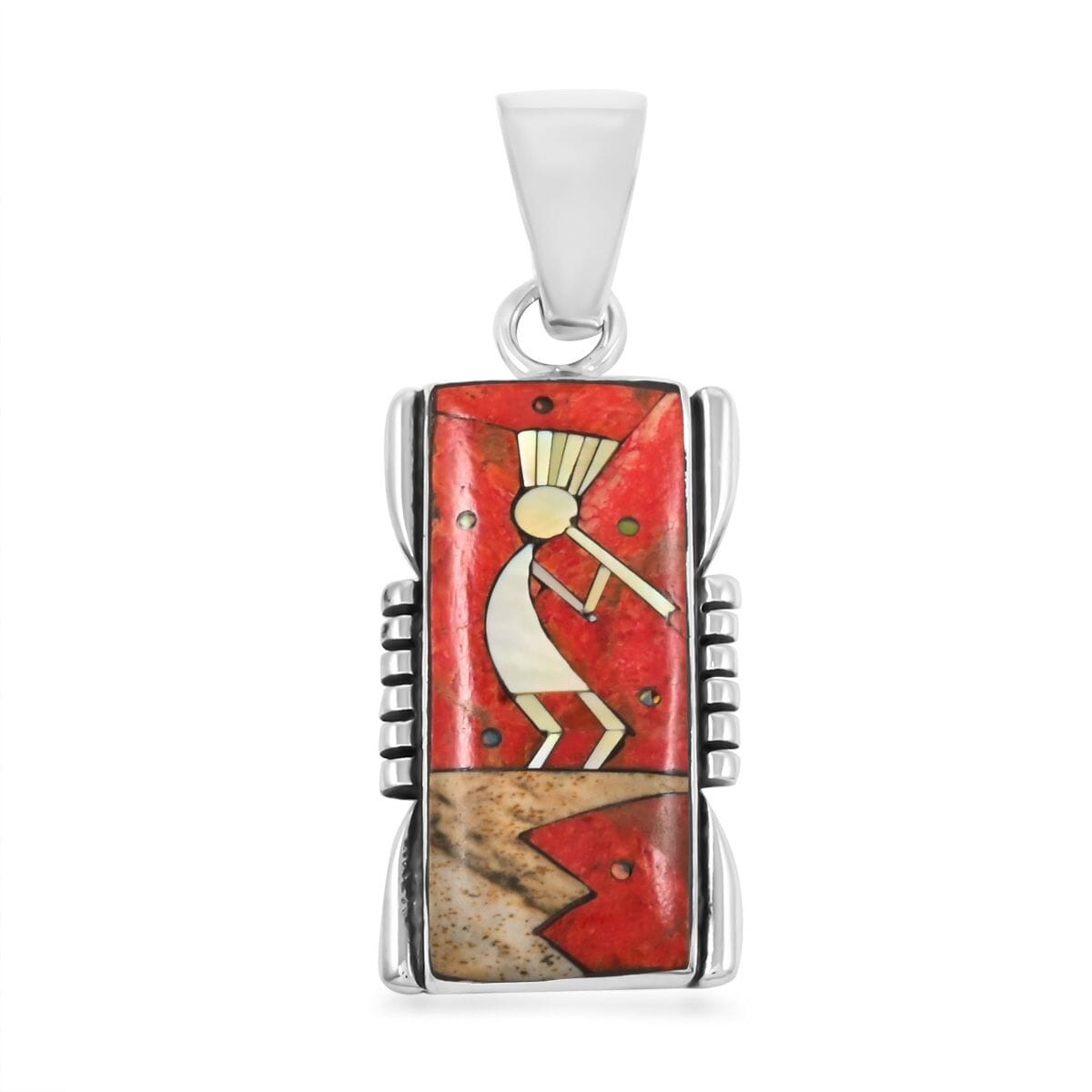 Santa Fe Style Kokopelli Pendant & Earrings Set – A Symbol of Southwestern Spirit