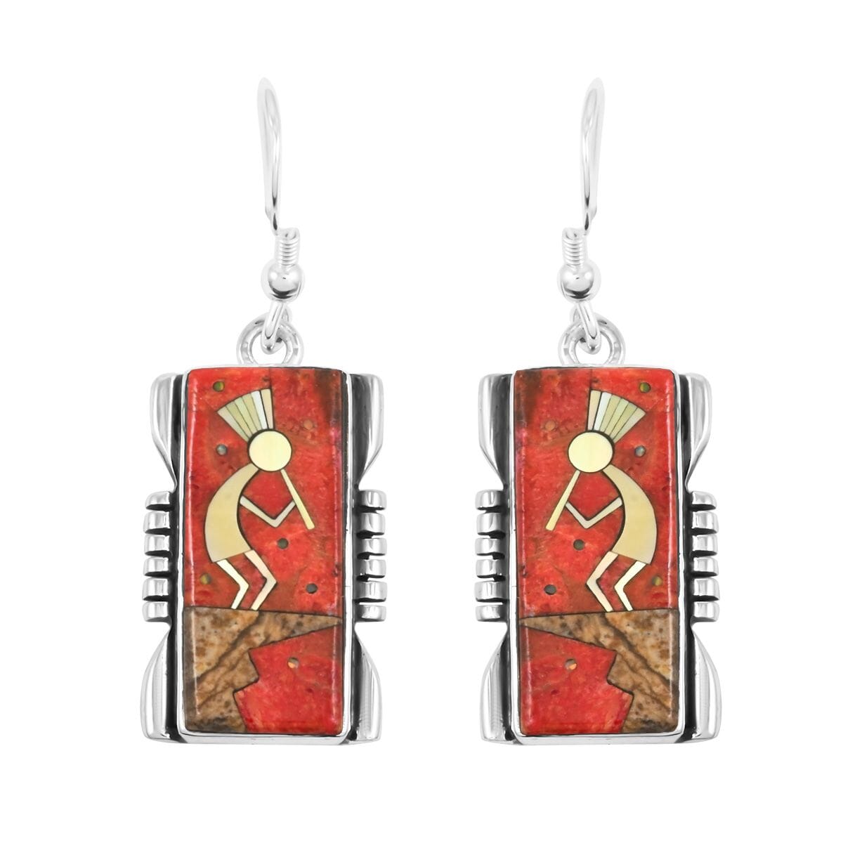 Santa Fe Style Kokopelli Pendant & Earrings Set – A Symbol of Southwestern Spirit