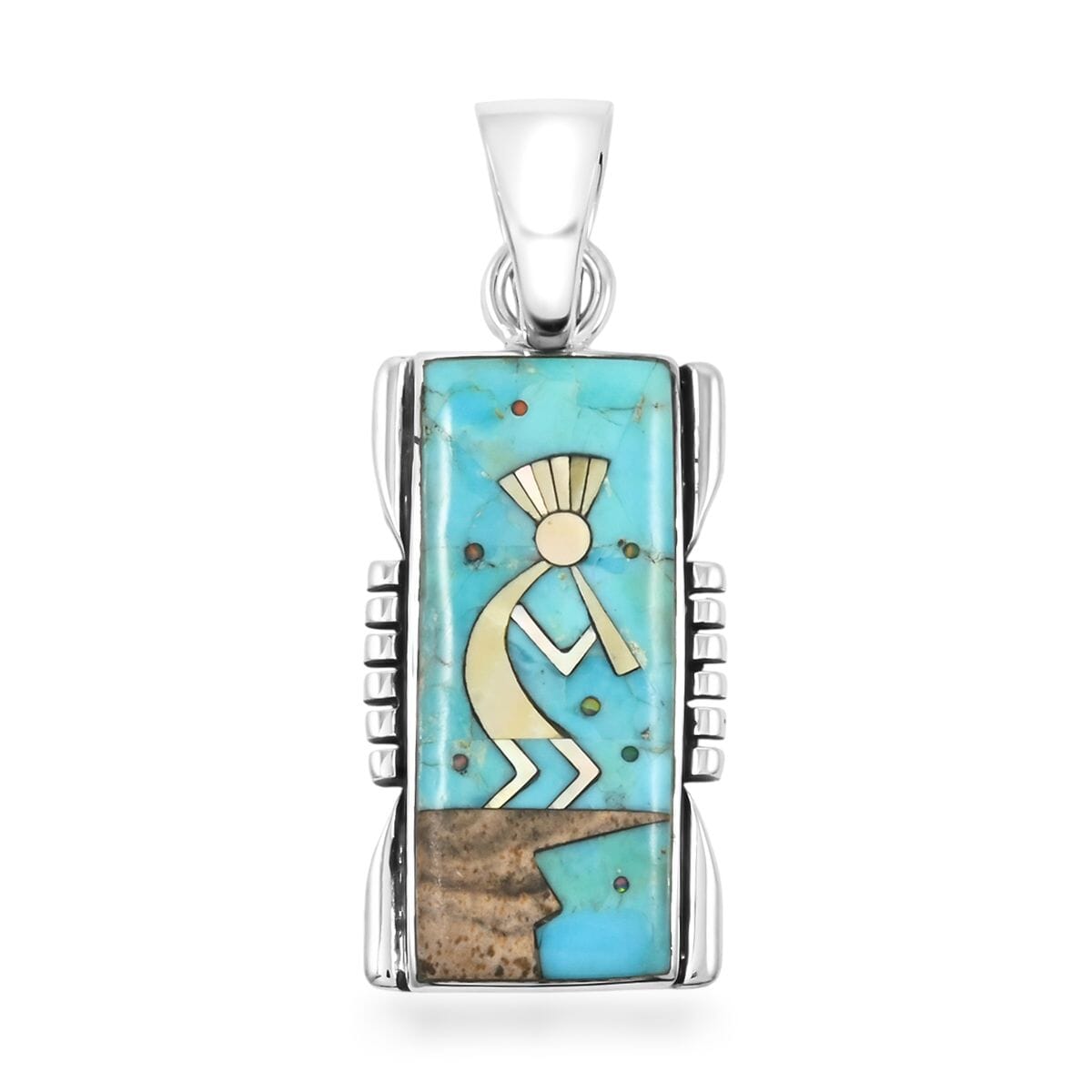 Santa Fe Style Kokopelli Pendant & Earrings Set – A Symbol of Southwestern Spirit