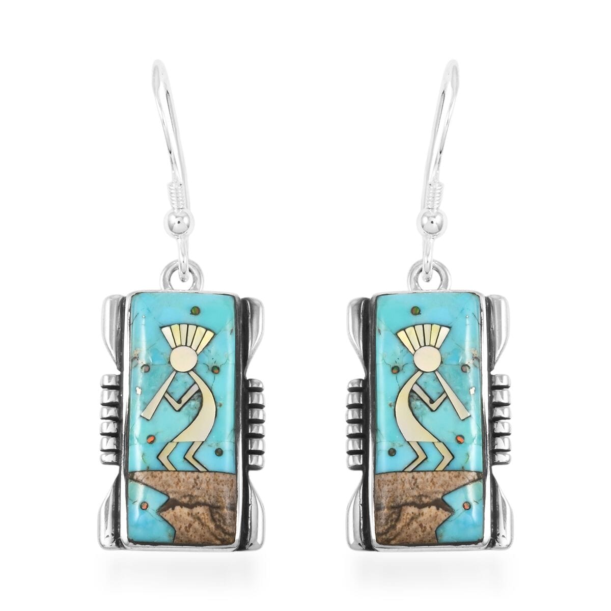 Santa Fe Style Kokopelli Pendant & Earrings Set – A Symbol of Southwestern Spirit