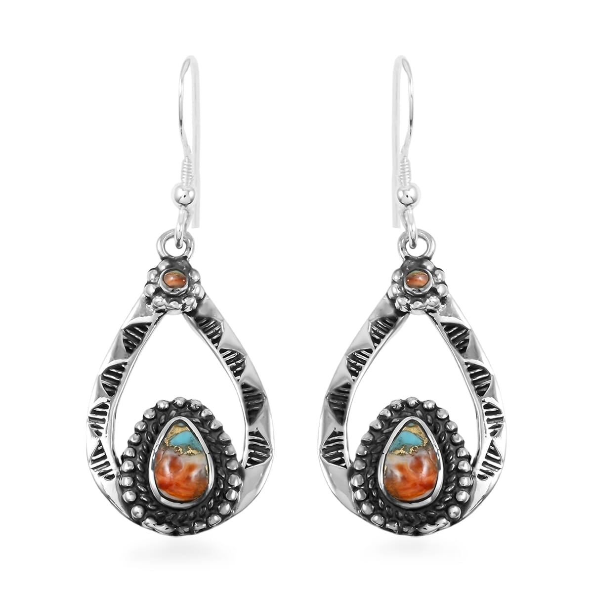 Santa Fe Style Pendant & Earrings Set – A Bold and Timeless Southwestern Touch