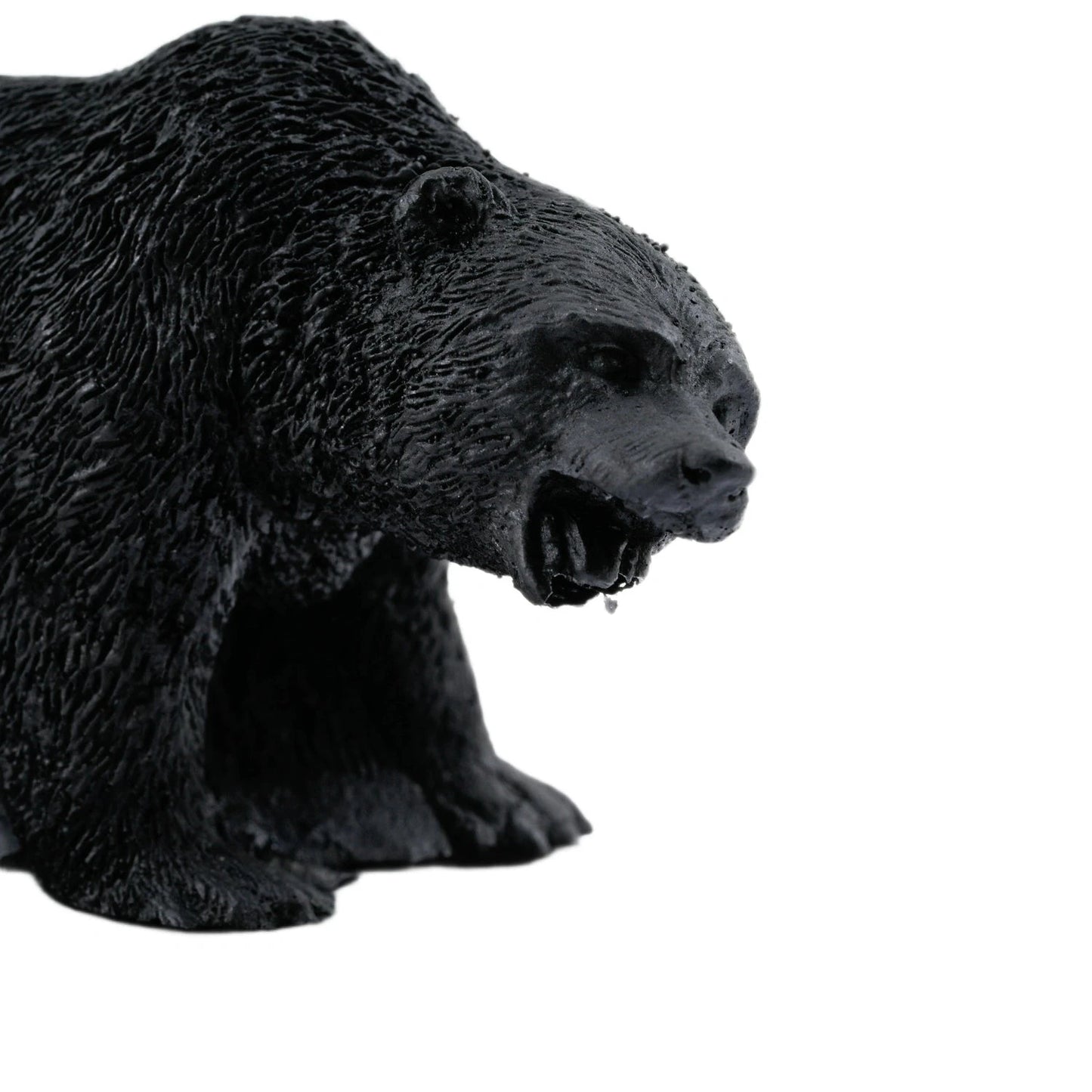 Shungite Grizzly Bear: Home Guardian & Spiritual Defender