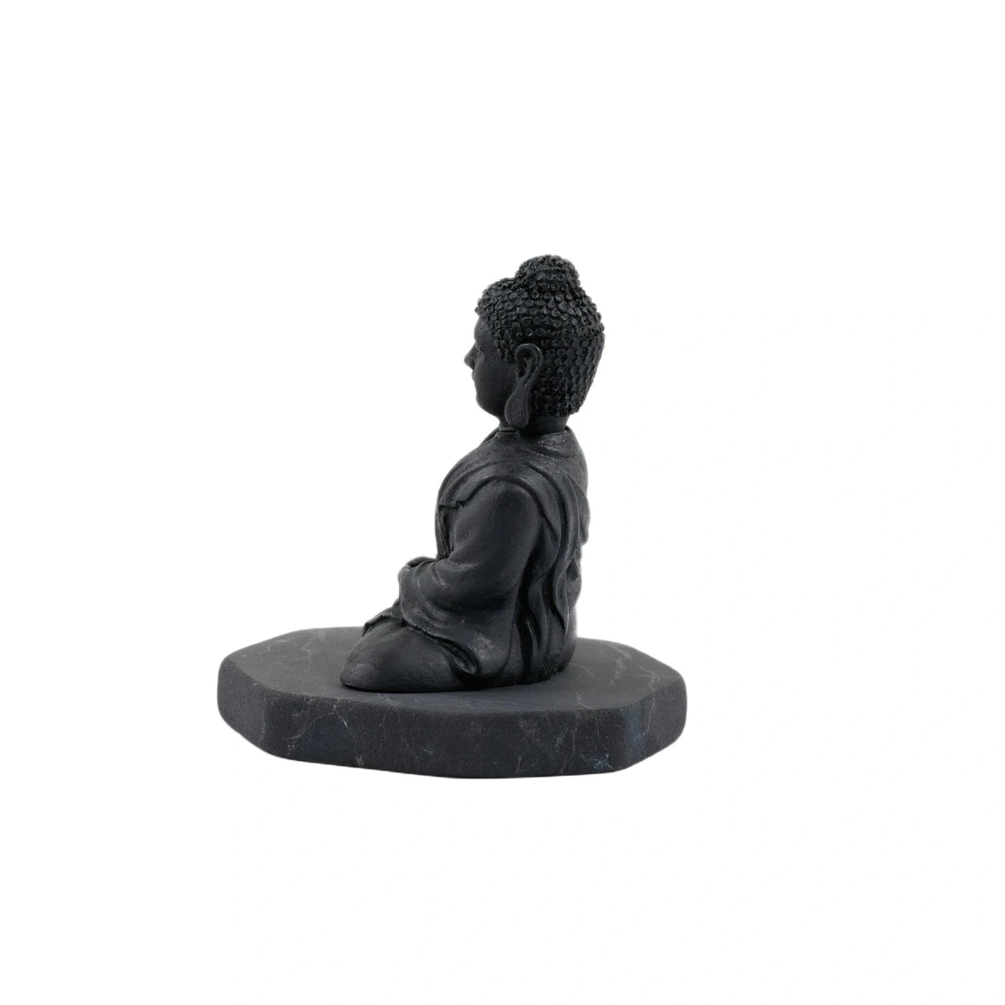 Shungite Buddha Statue For Calm, Clarity & Positive Energy