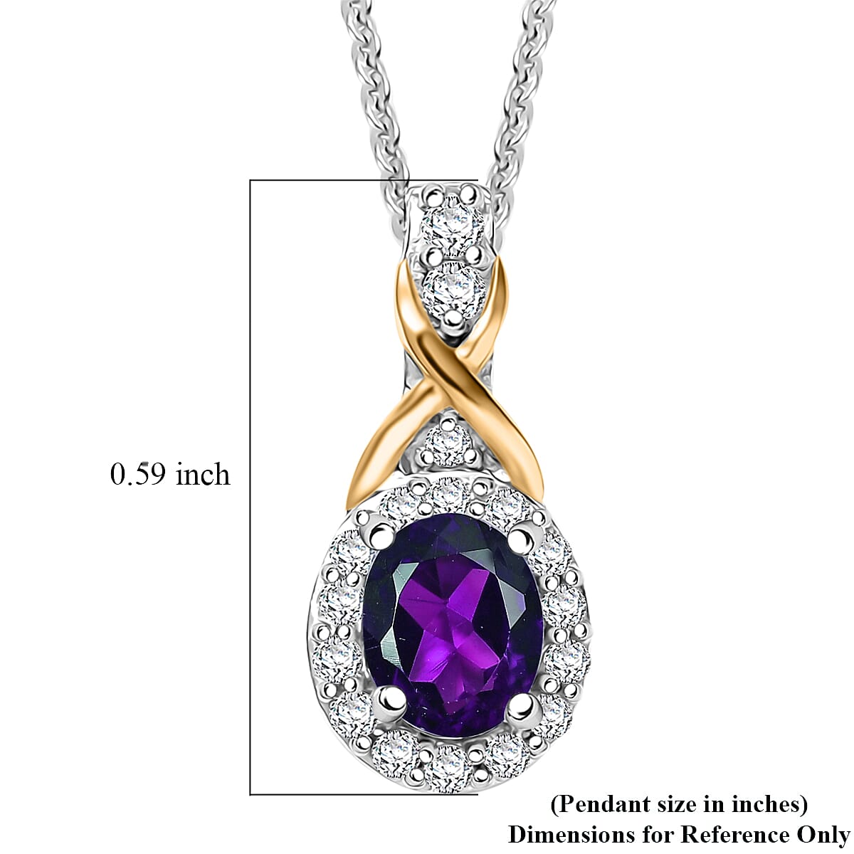 Choose Your Pendant Necklace – 18K Vermeil YG & Rhodium-Plated Sterling Silver