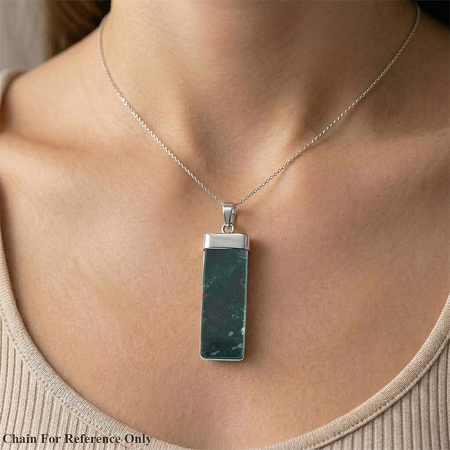 Sleek Crystal Bar Pendant – Wear Your Intention