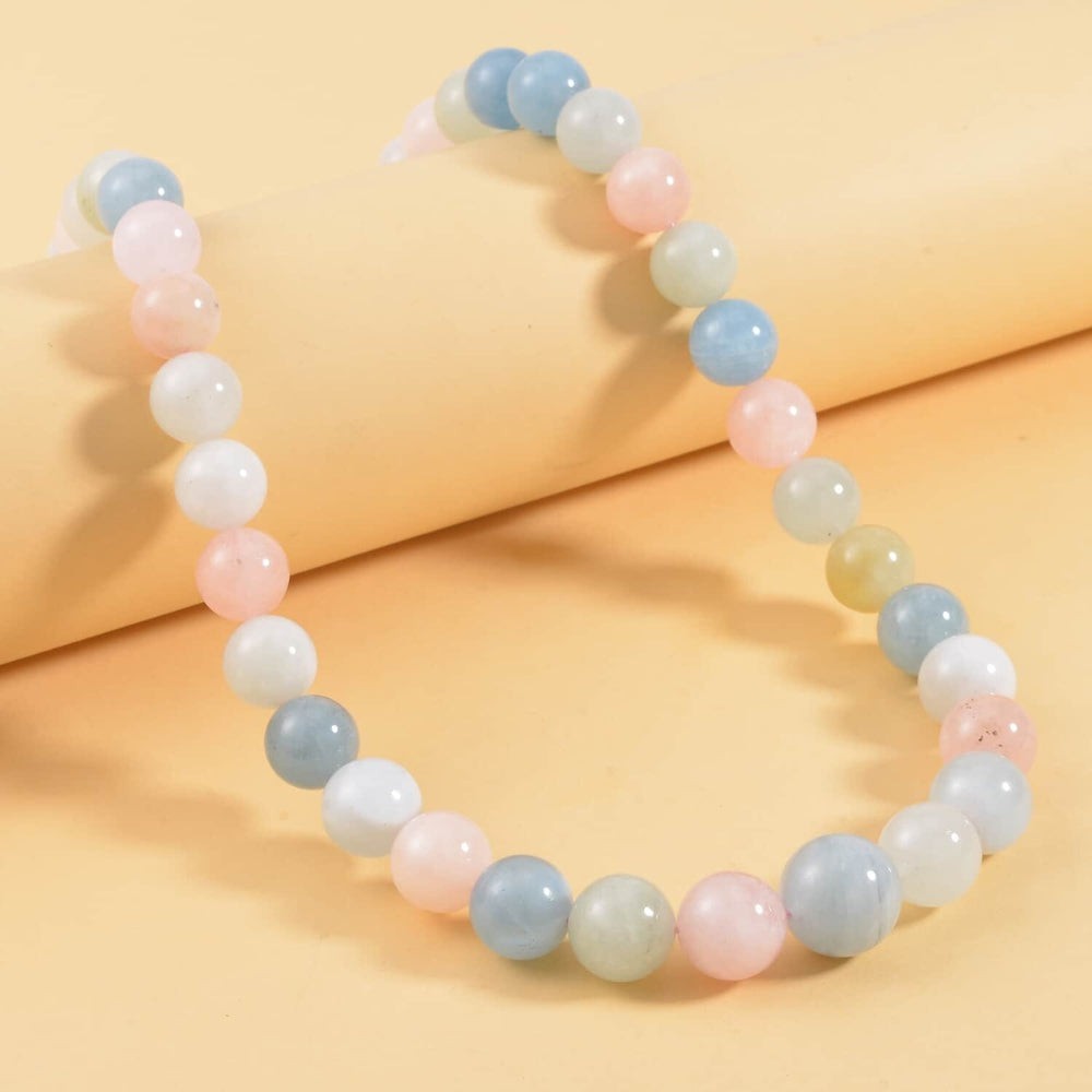 Unique Multi Gemstone Bead Necklace