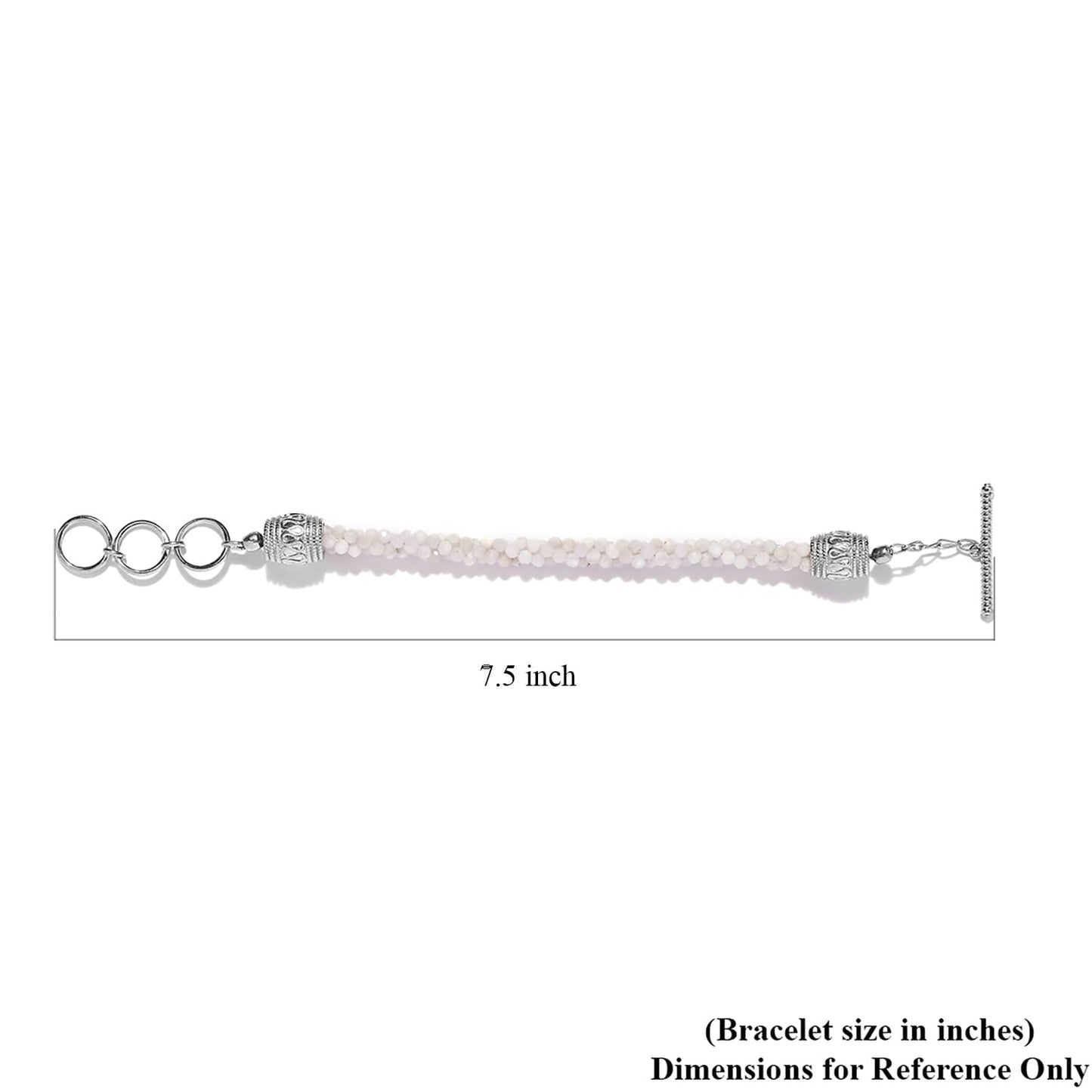 Rainbow Moonstone Platinum Bracelet – A Spark For Personal Growth