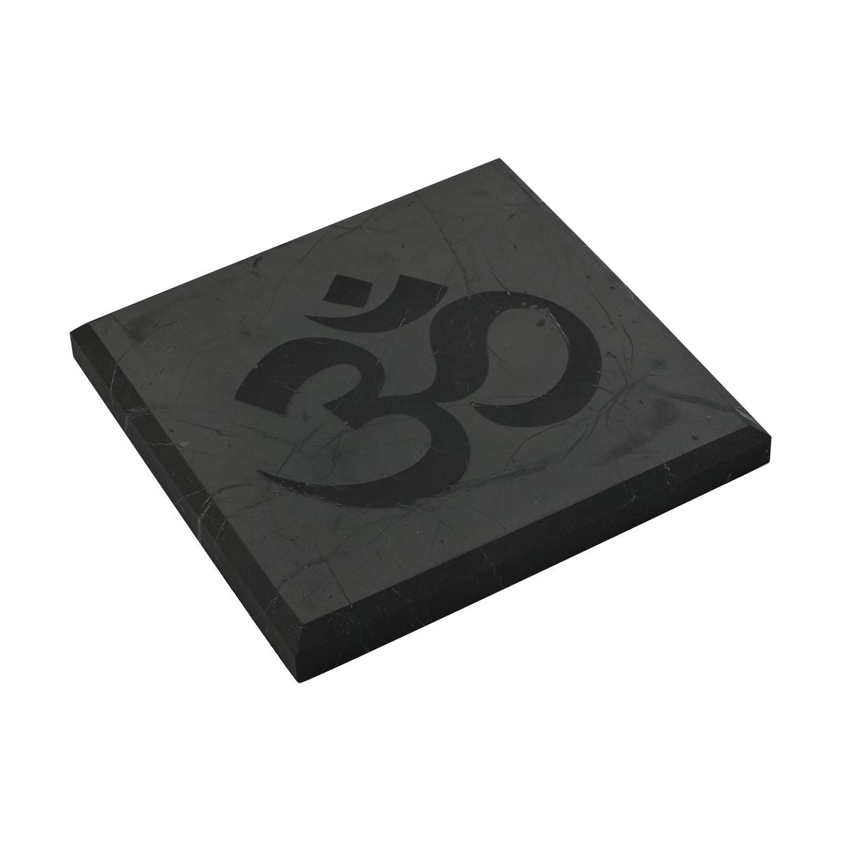 Shungite Om Sacred Square Tile