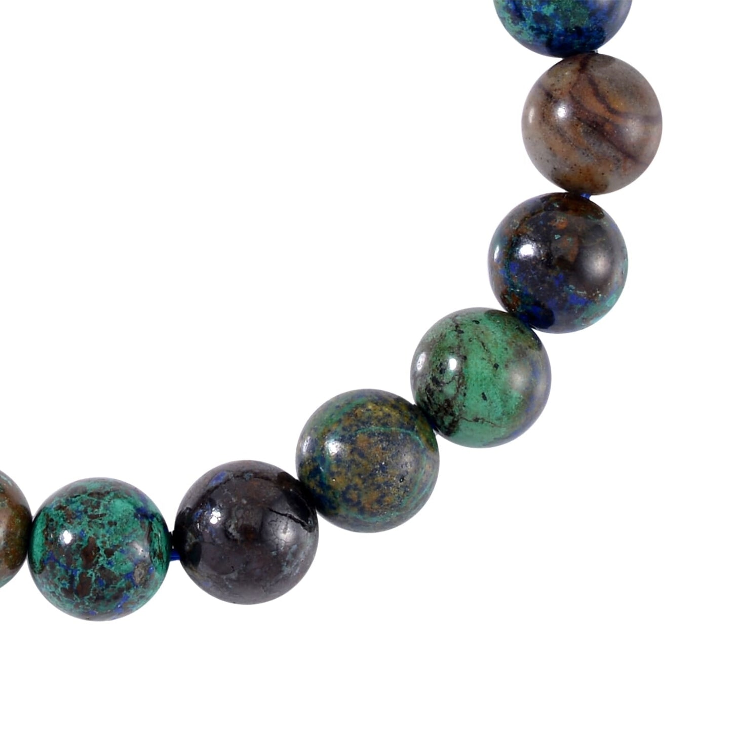 Chrysocolla Stretchy Beaded Bracelet – Emotional Healing Energy