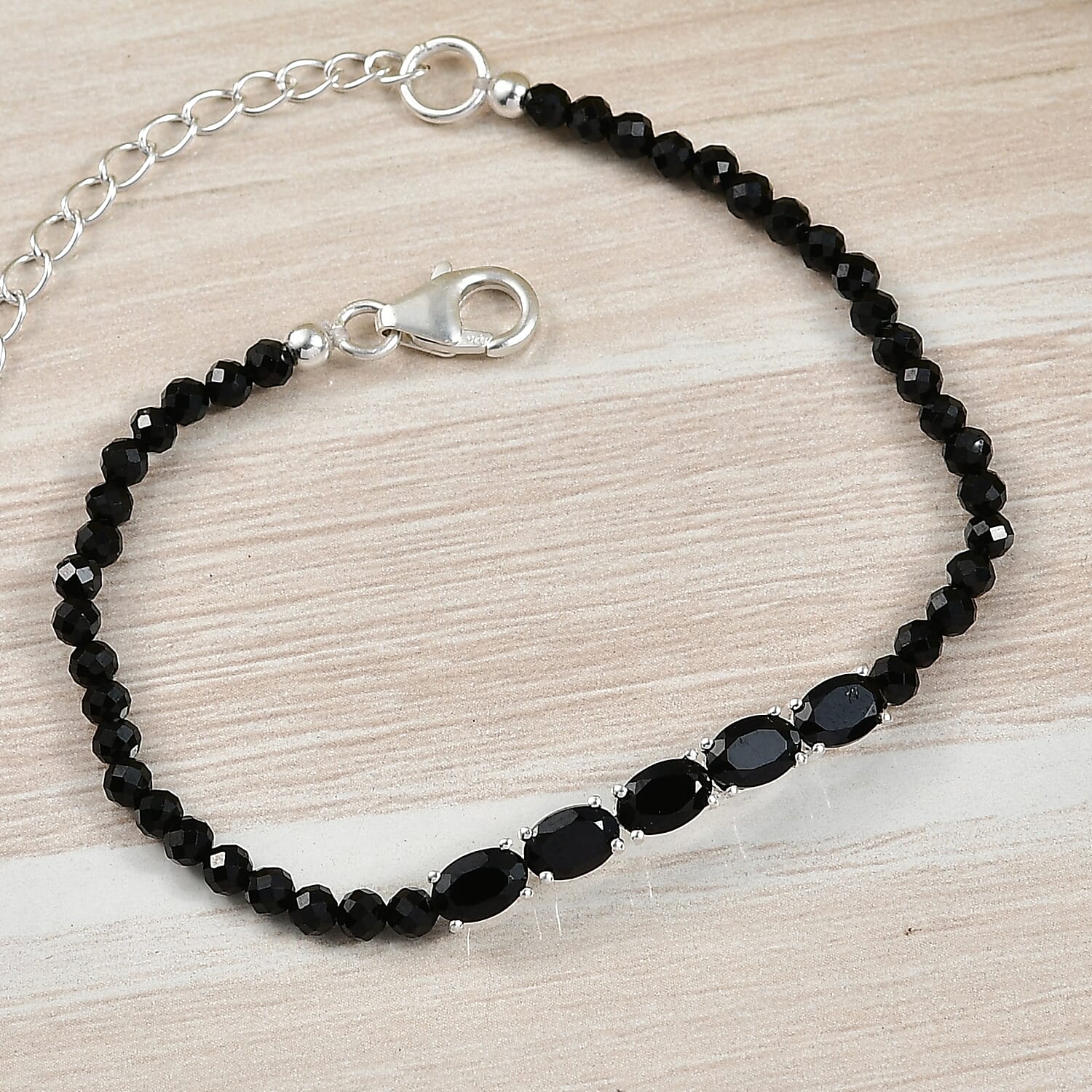 D'Joy Gemstone Beaded Bracelet in Silver – MindfulSouls