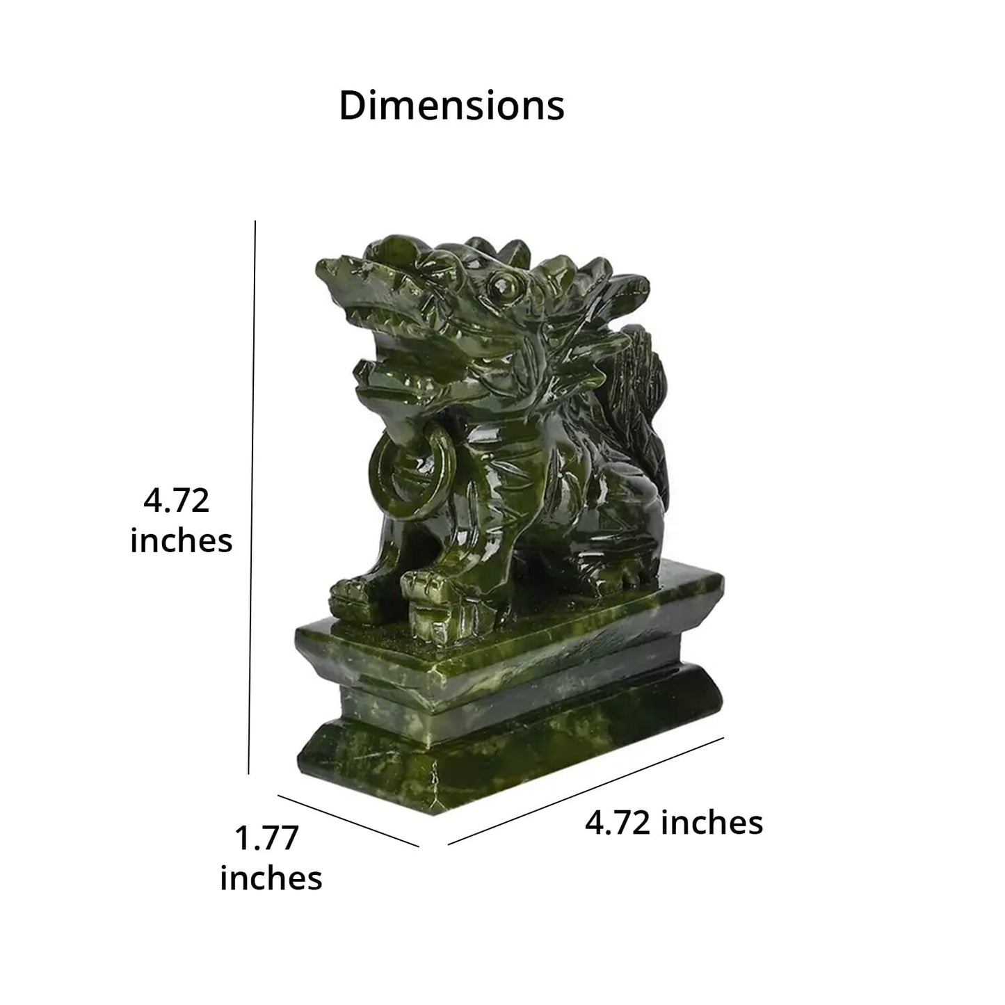 Serpentine Feng Shui Pixiu Duo – Crafted for Balance and Spiritual Energy