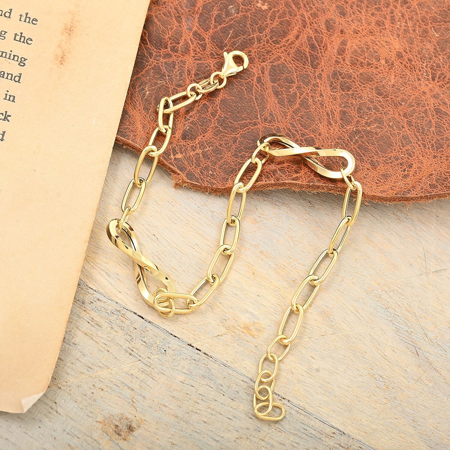 10K Yellow Gold Chain Bracelet – Endless Elegance in Every Link