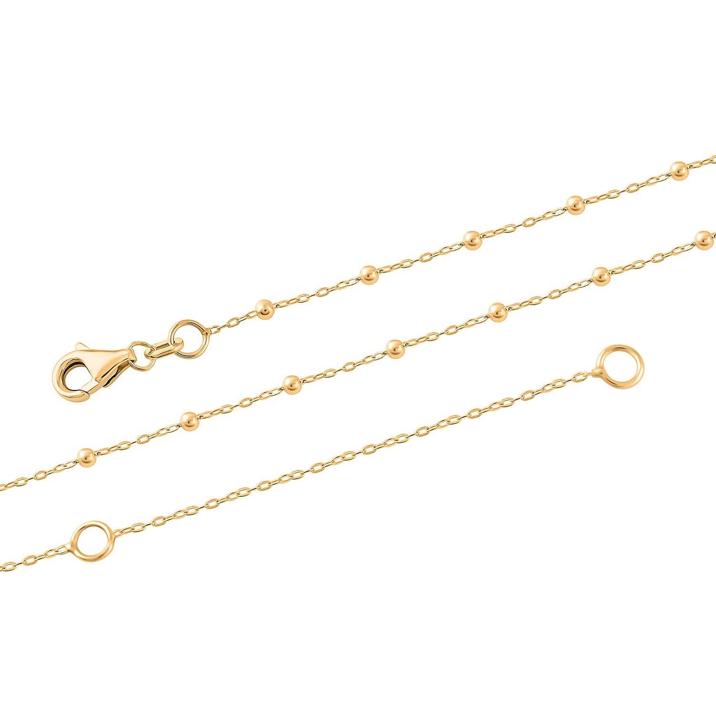 10K Yellow Gold Evil Eye Beaded Necklace – A Modern Amulet of Protection