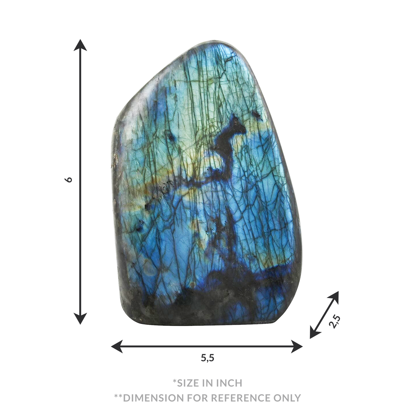 Iridescent Labradorite Free Form – A Magical Display of Clarity and Protection