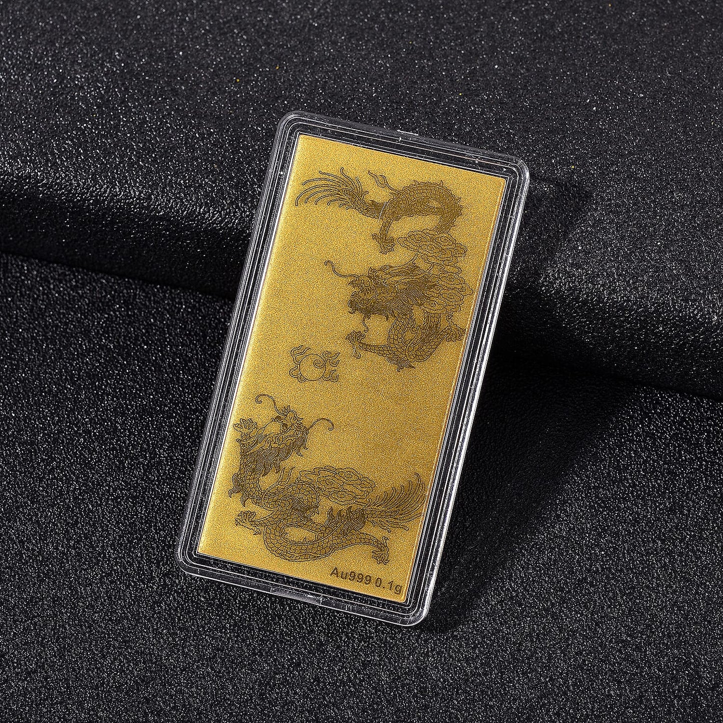 24K Gold Emboss Sheet Collection – Dragon, Dragon Twins, Elephant & Statue of Liberty (100mg)