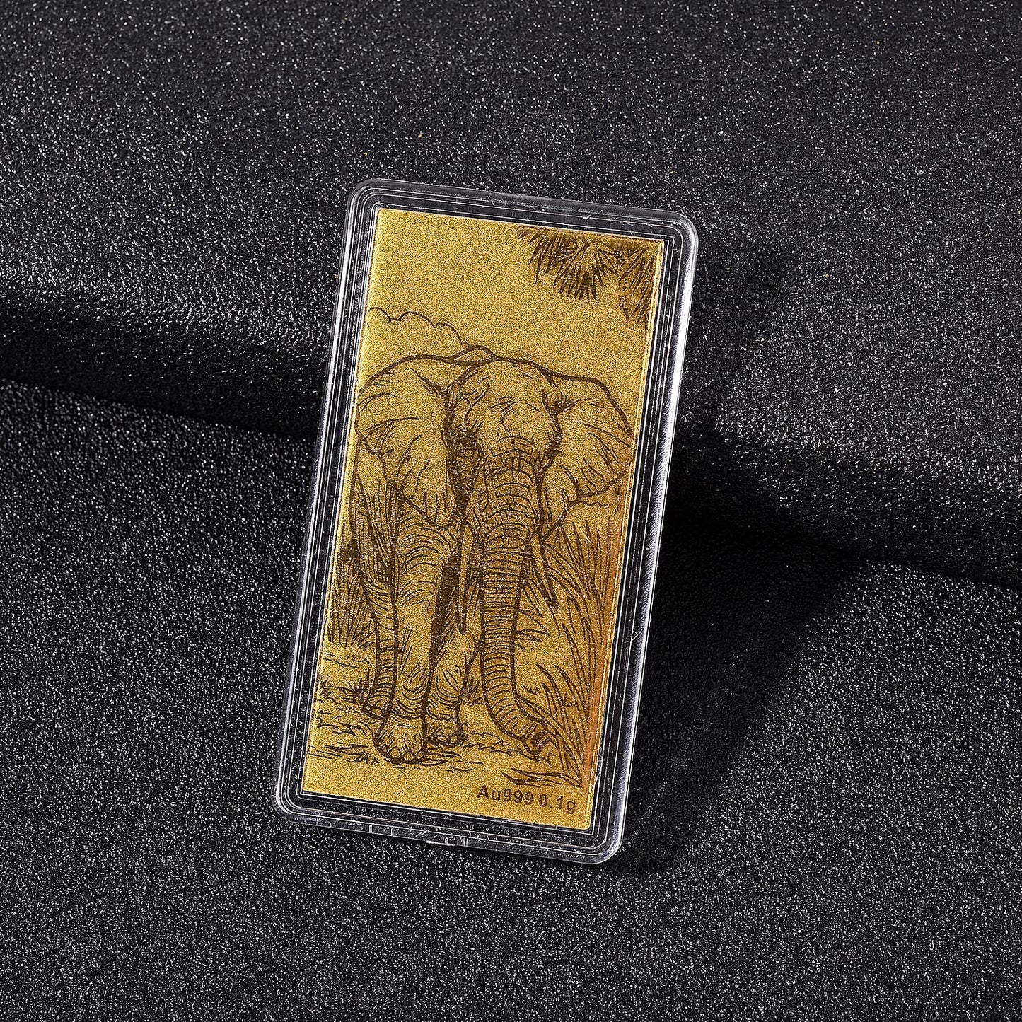 24K Gold Emboss Sheet Collection – Dragon, Dragon Twins, Elephant & Statue of Liberty (100mg)
