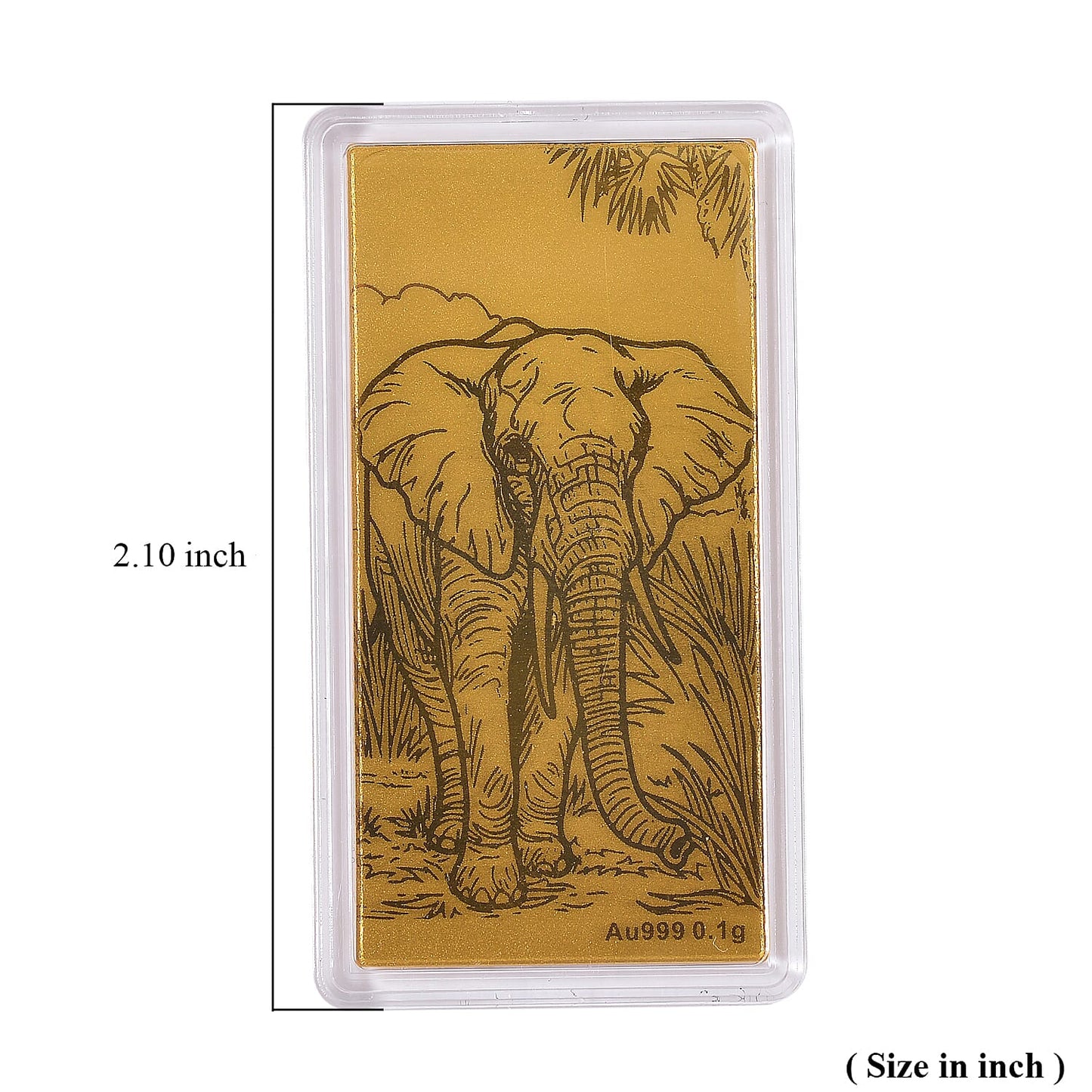 24K Gold Emboss Sheet Collection – Dragon, Dragon Twins, Elephant & Statue of Liberty (100mg)