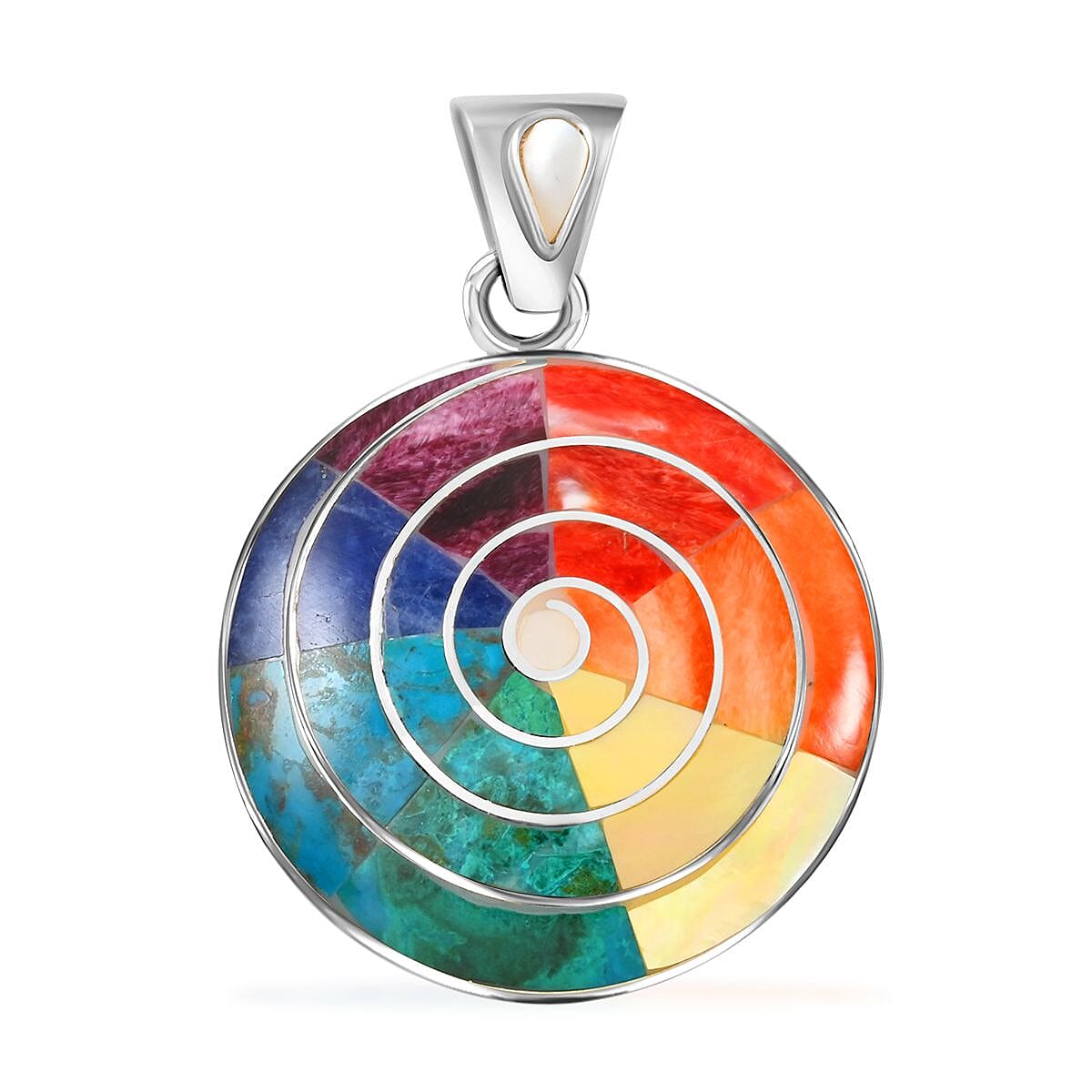 Big Pachamama Multi-Gemstone Pendant — Earth Energy, Strength & Joyful Color