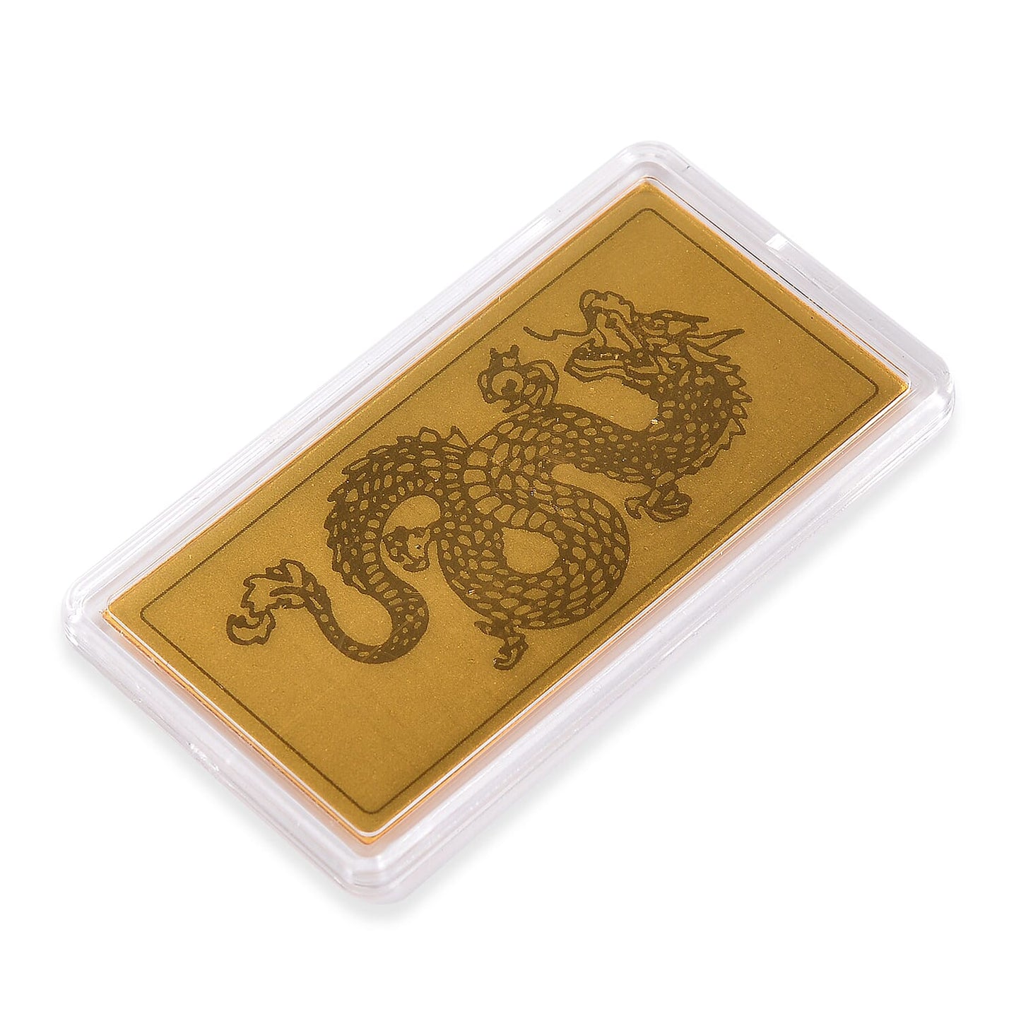 24K Gold Emboss Sheet Collection – Dragon, Dragon Twins, Elephant & Statue of Liberty (100mg)