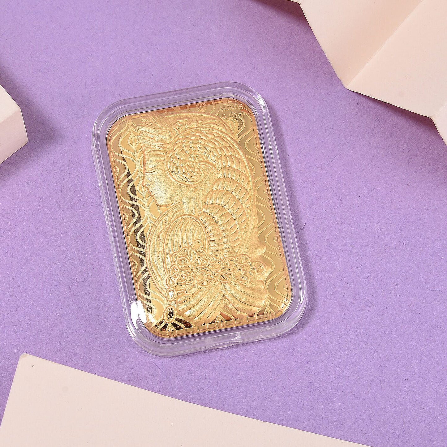 24K Gold Emboss Sheet Collection – Tree of Life, Lady Fortuna & Serpent (10mg)