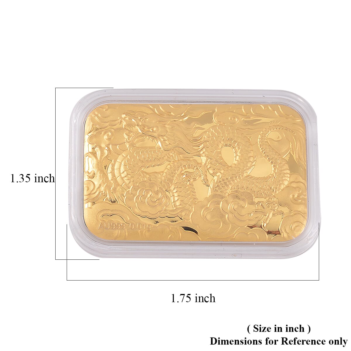 Collectible 24K Gold Dragon Emboss Sheet - Symbol of Luck & Protection